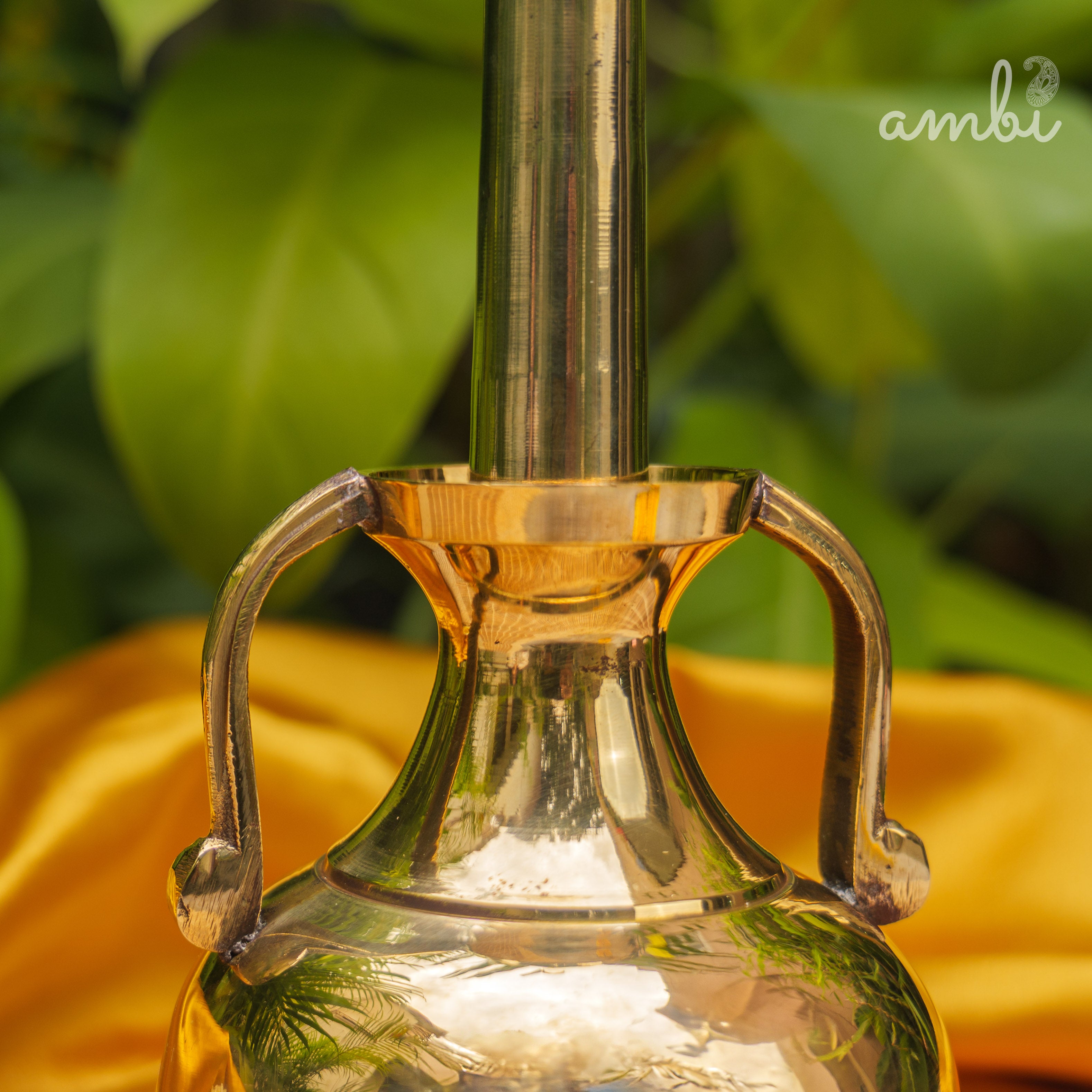 Pure Brass Oil Pot with a Long Pouring Spout - 750 ML