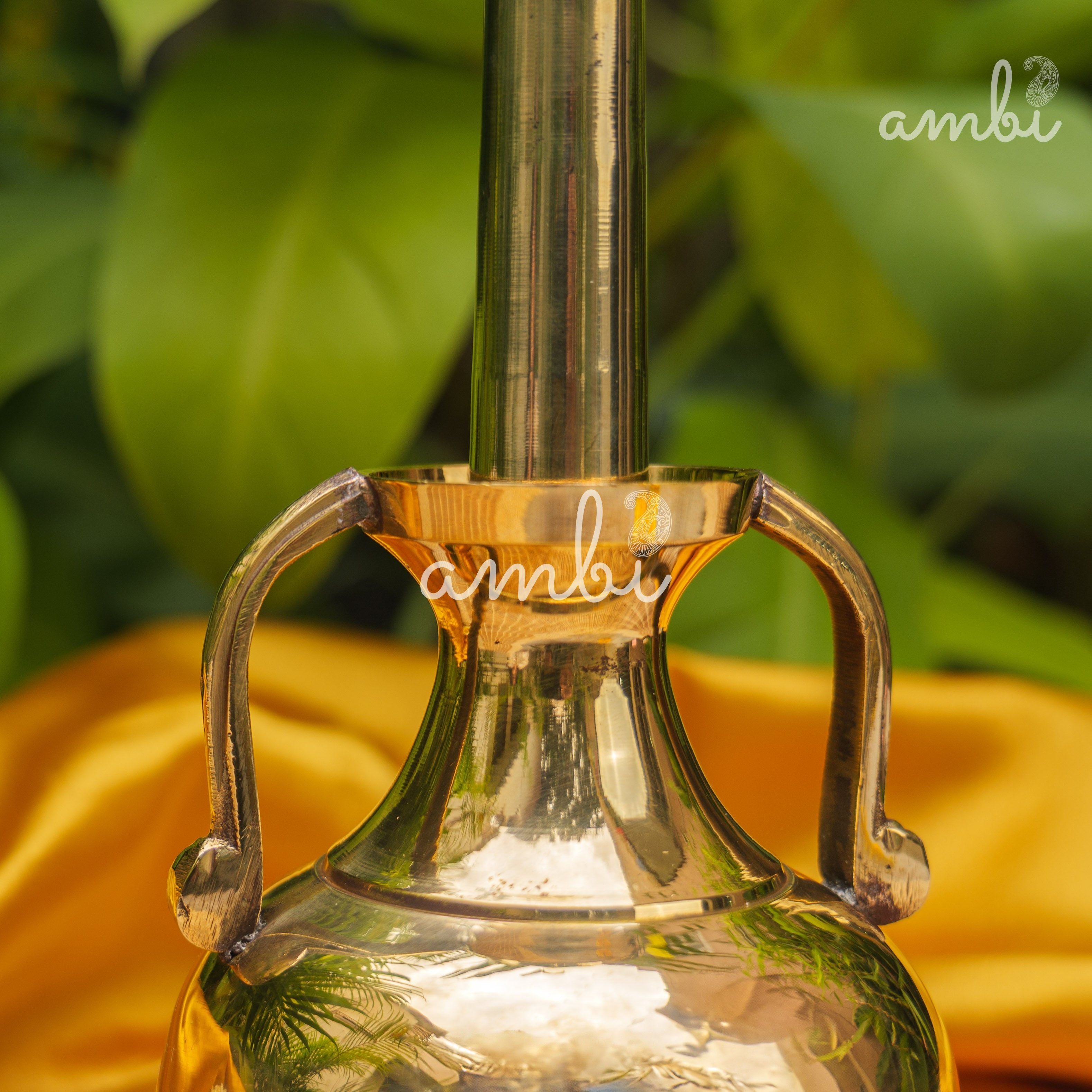 Pure Brass Oil Pot with a Long Pouring Spout - 700ML