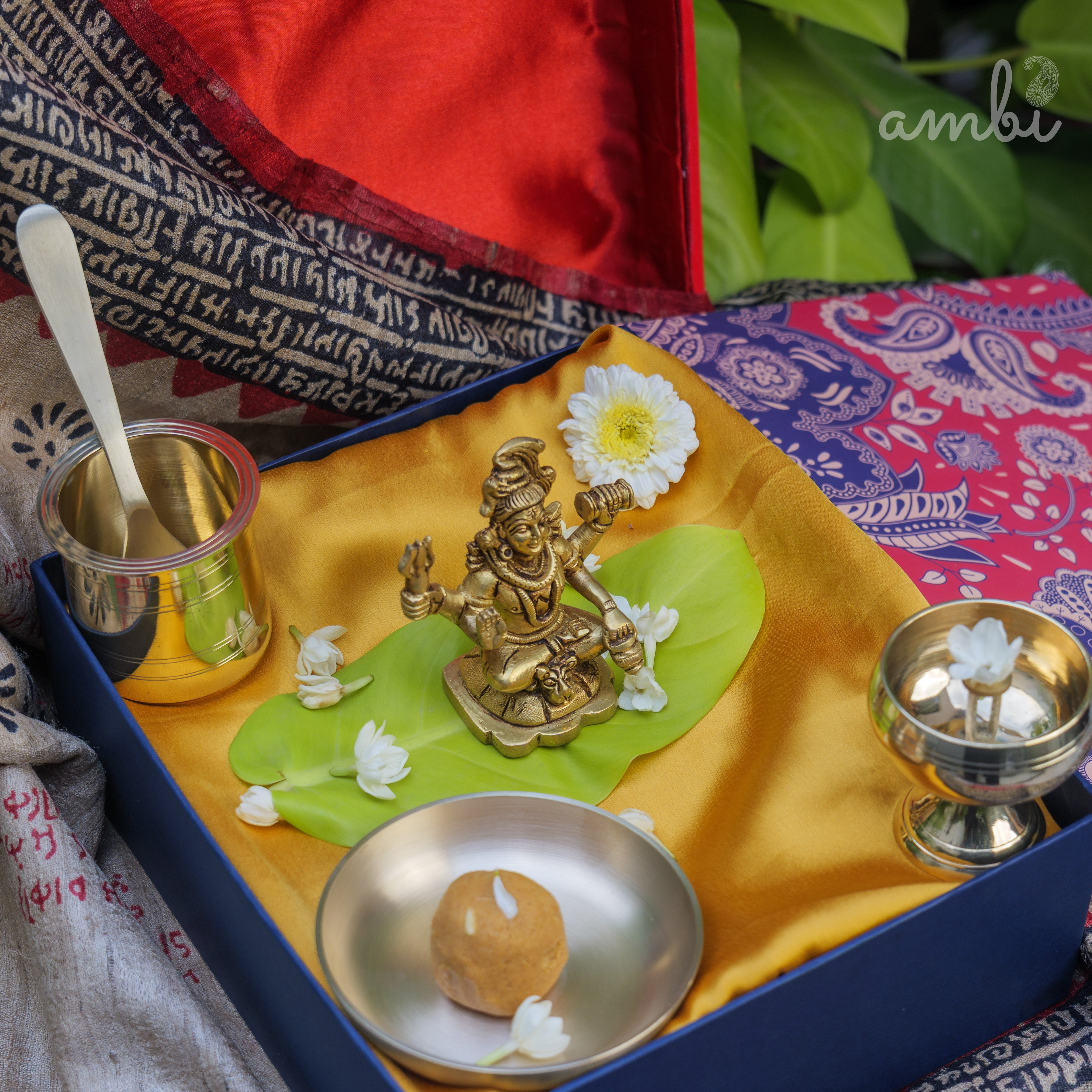 Pure Brass Lord Shiva Idol - 2.6 inch height