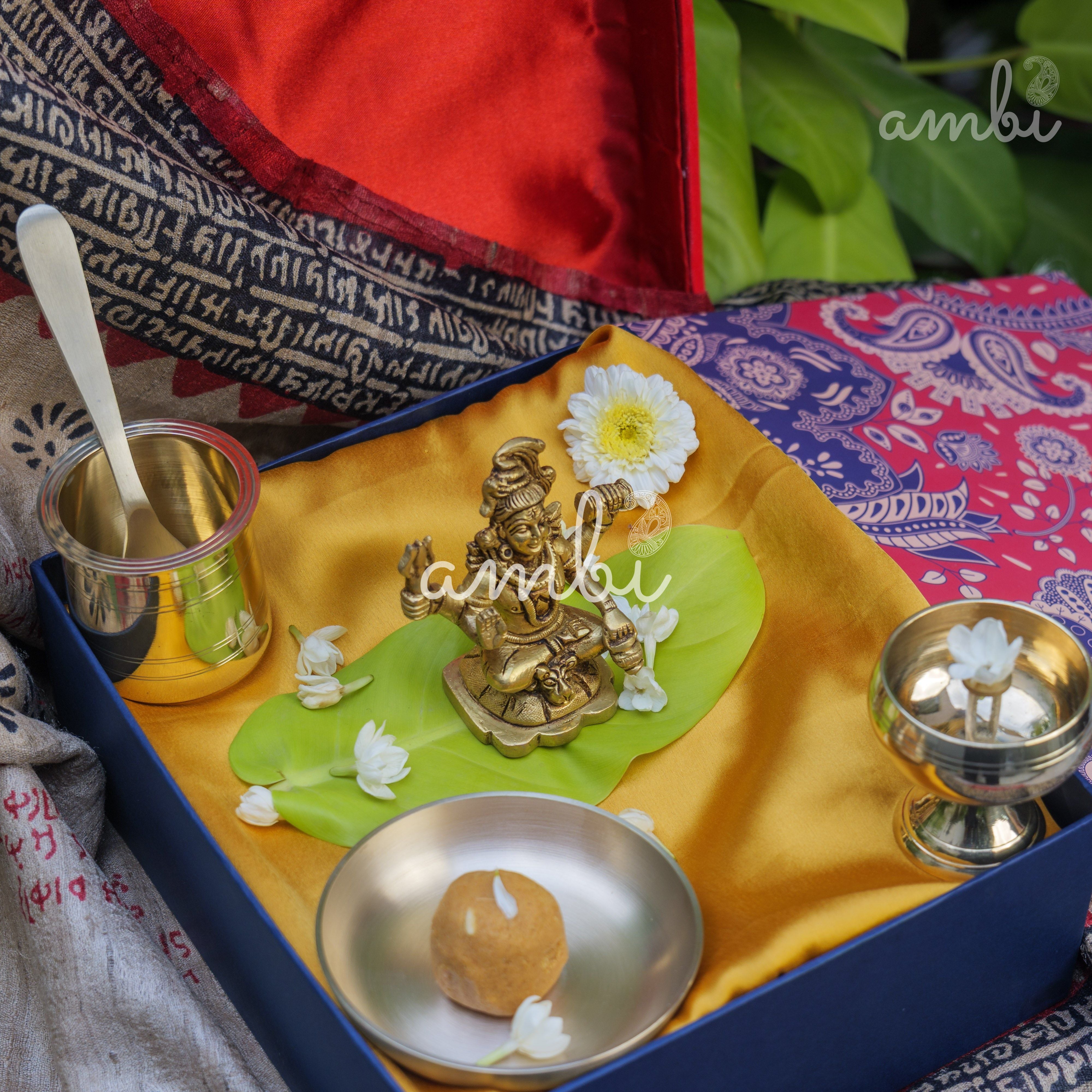 Pure Brass Lord Shiva Idol - 2.6 inch height