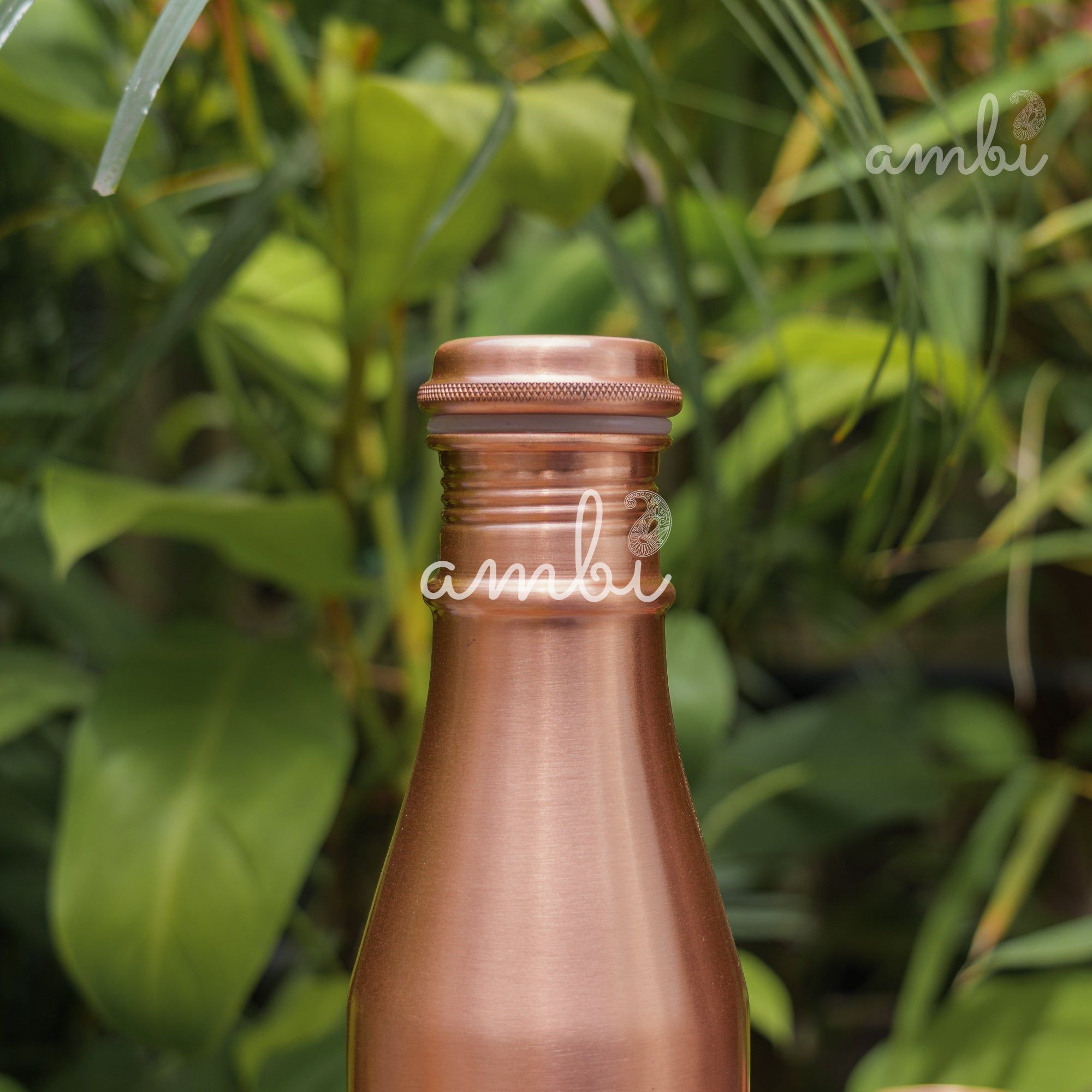 Ambi Pure Elegant Conical Copper Water Bottle - 900 ML