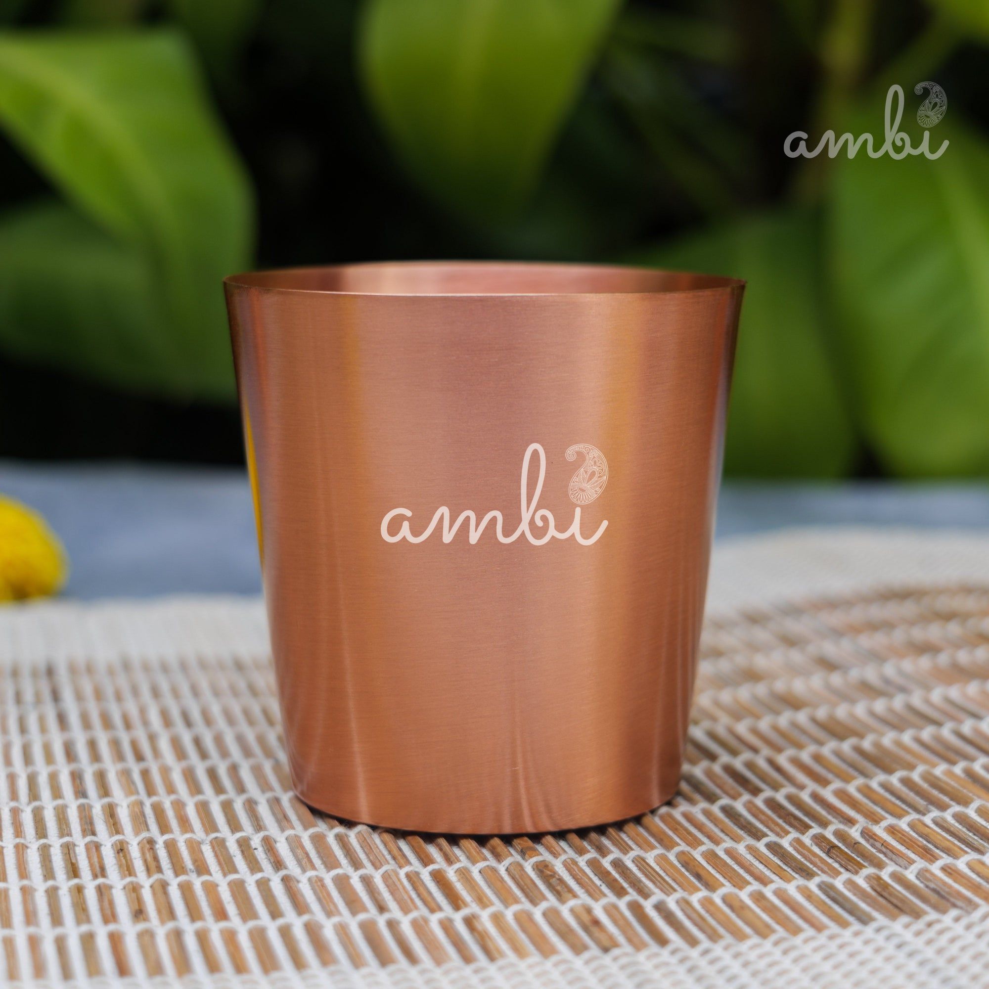 Ambi Elegant Traditional Pure Copper Taper Glass - 300 ML