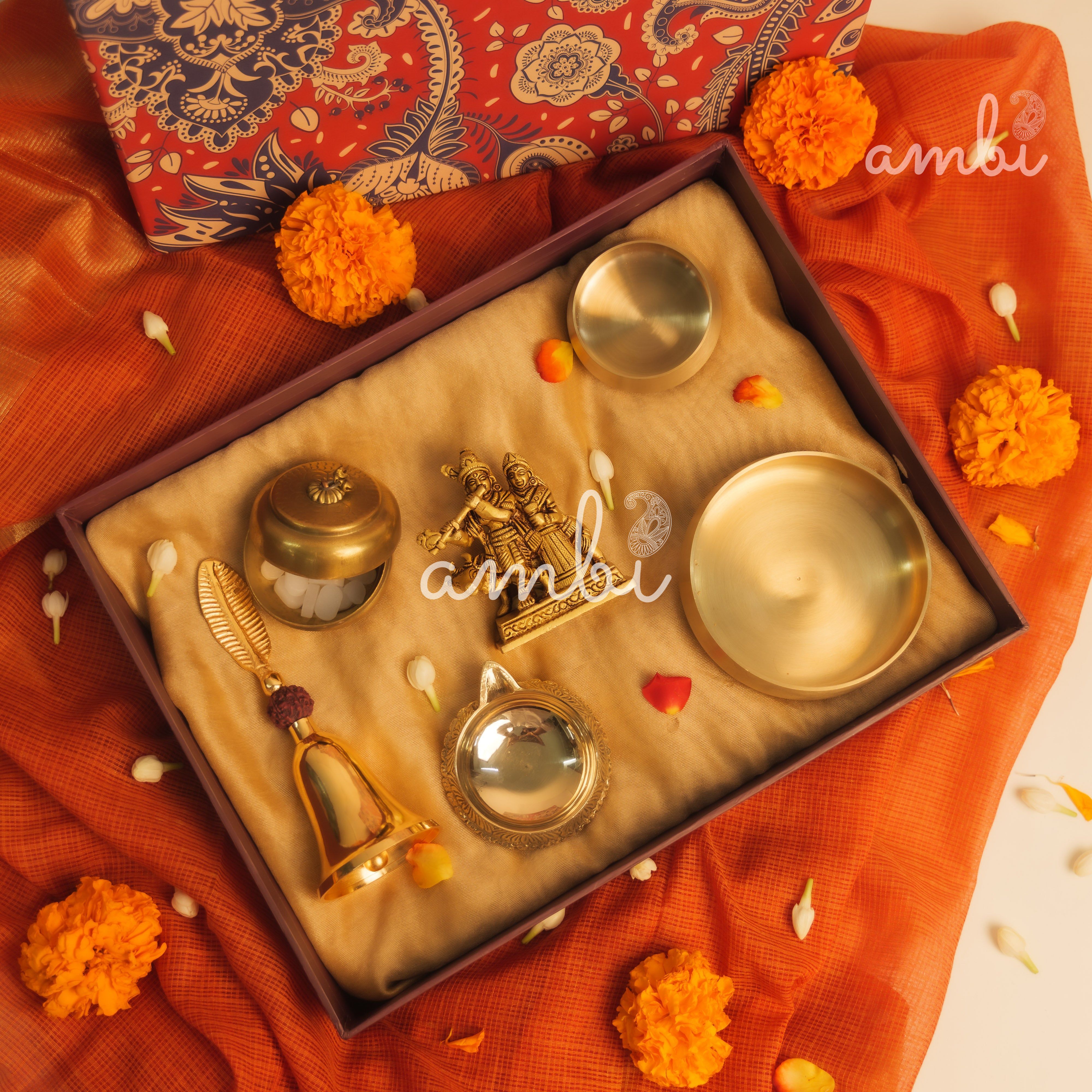 Pure Brass Idols - Customisable Gift Box