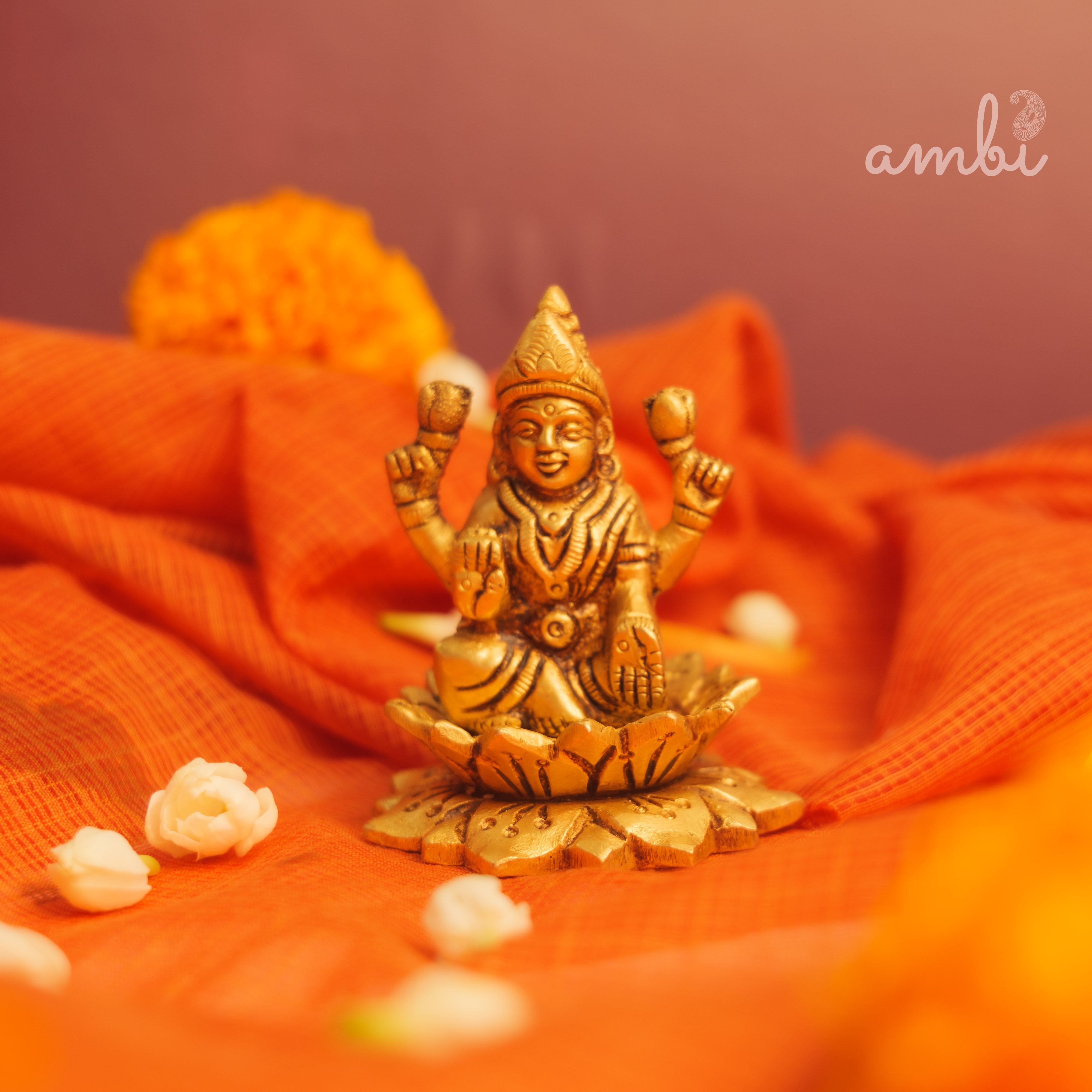 Pure Brass Laxmi Ganesh Idol Giftbox