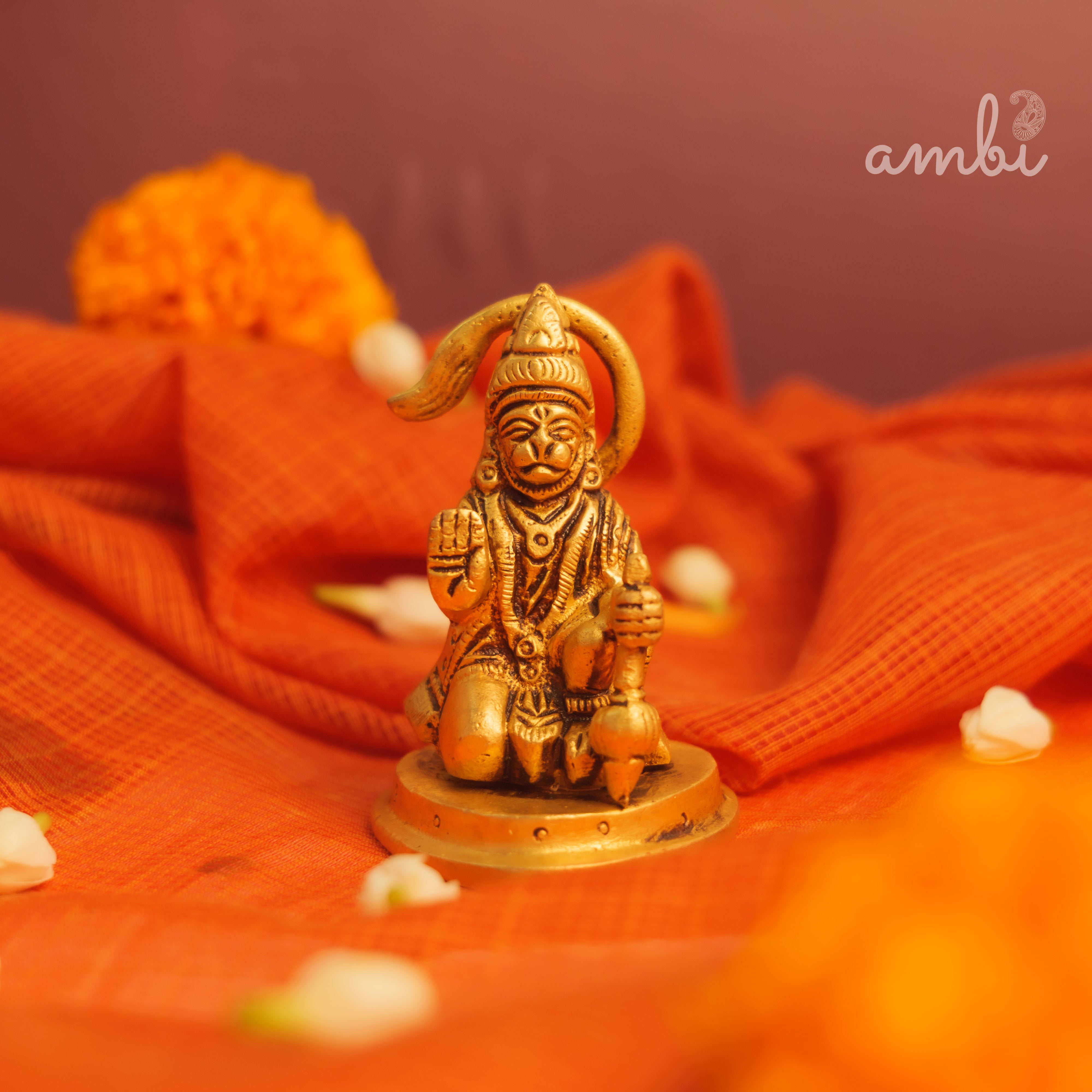 Pure Brass Hanuman Idol Giftbox