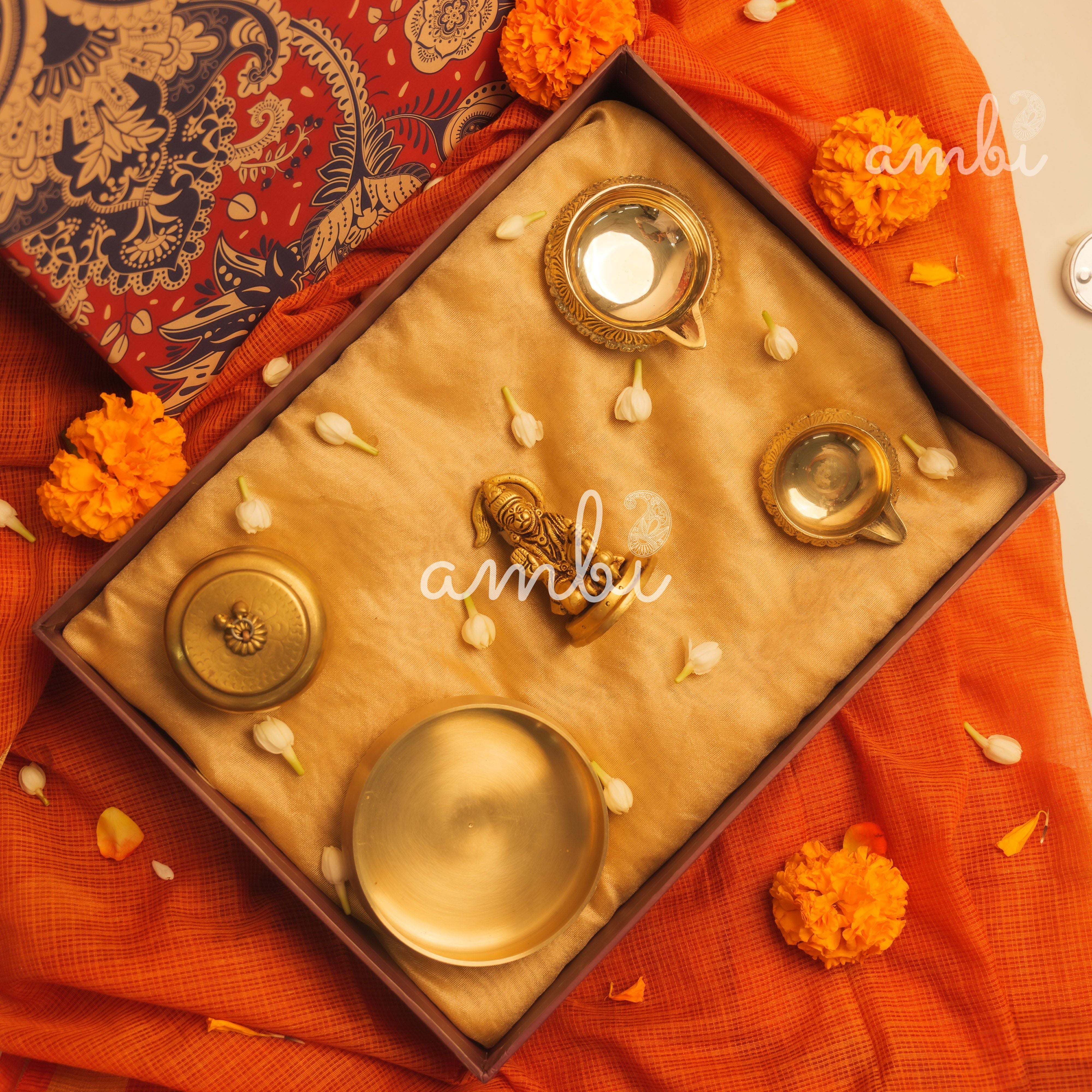 Pure Brass Idols - Customisable Gift Box