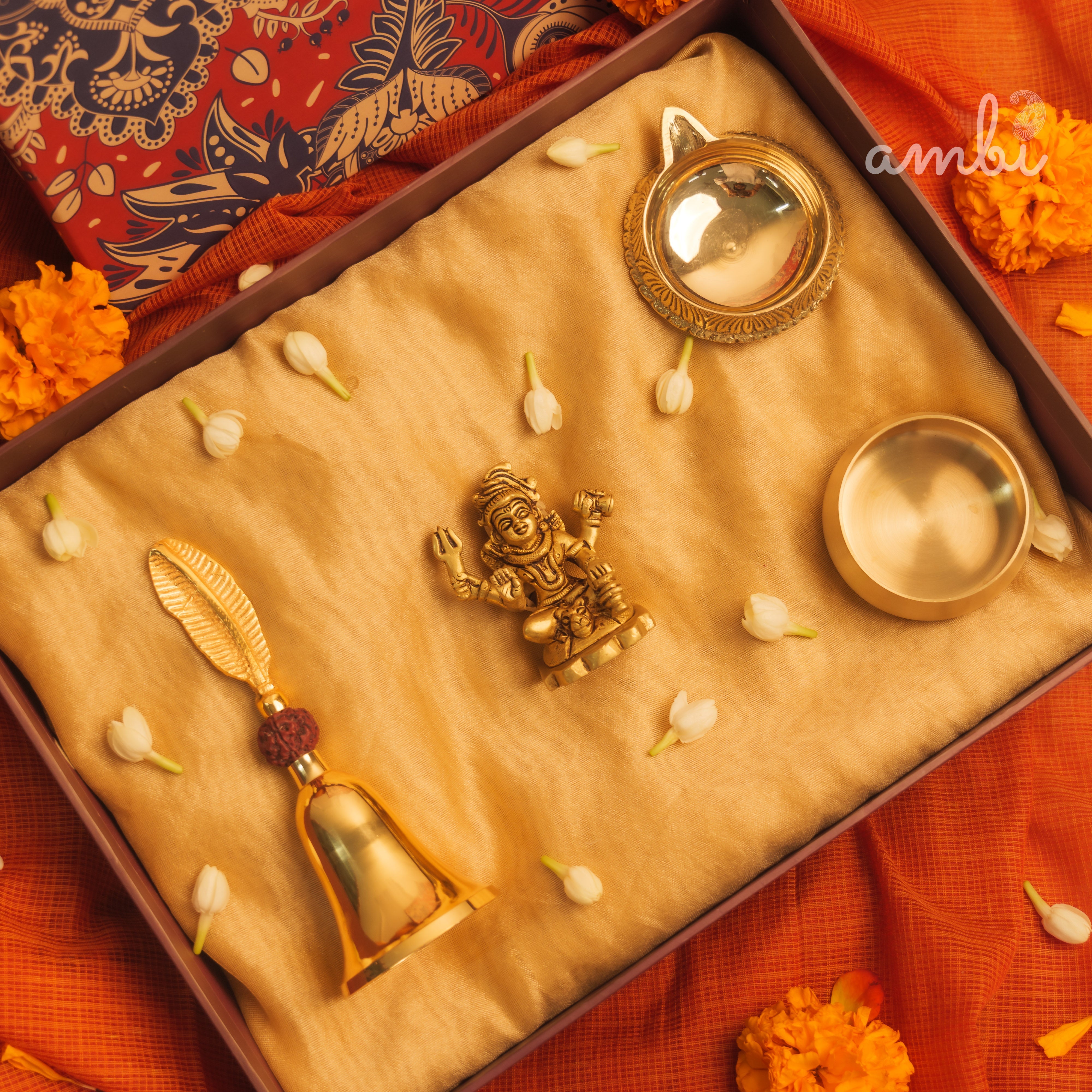 Pure Brass Shivji Idol Giftbox