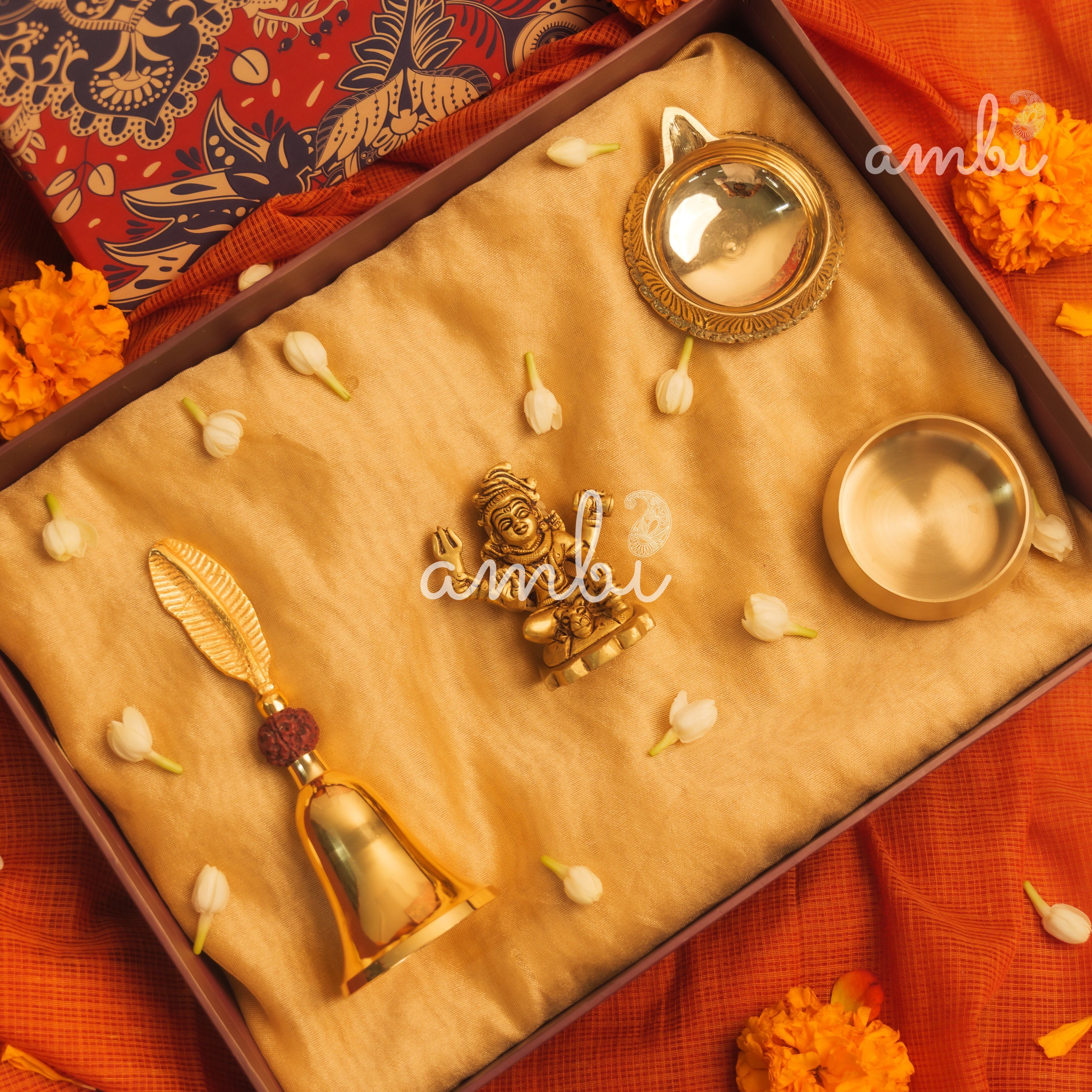 Pure Brass Shivji Idol Giftbox