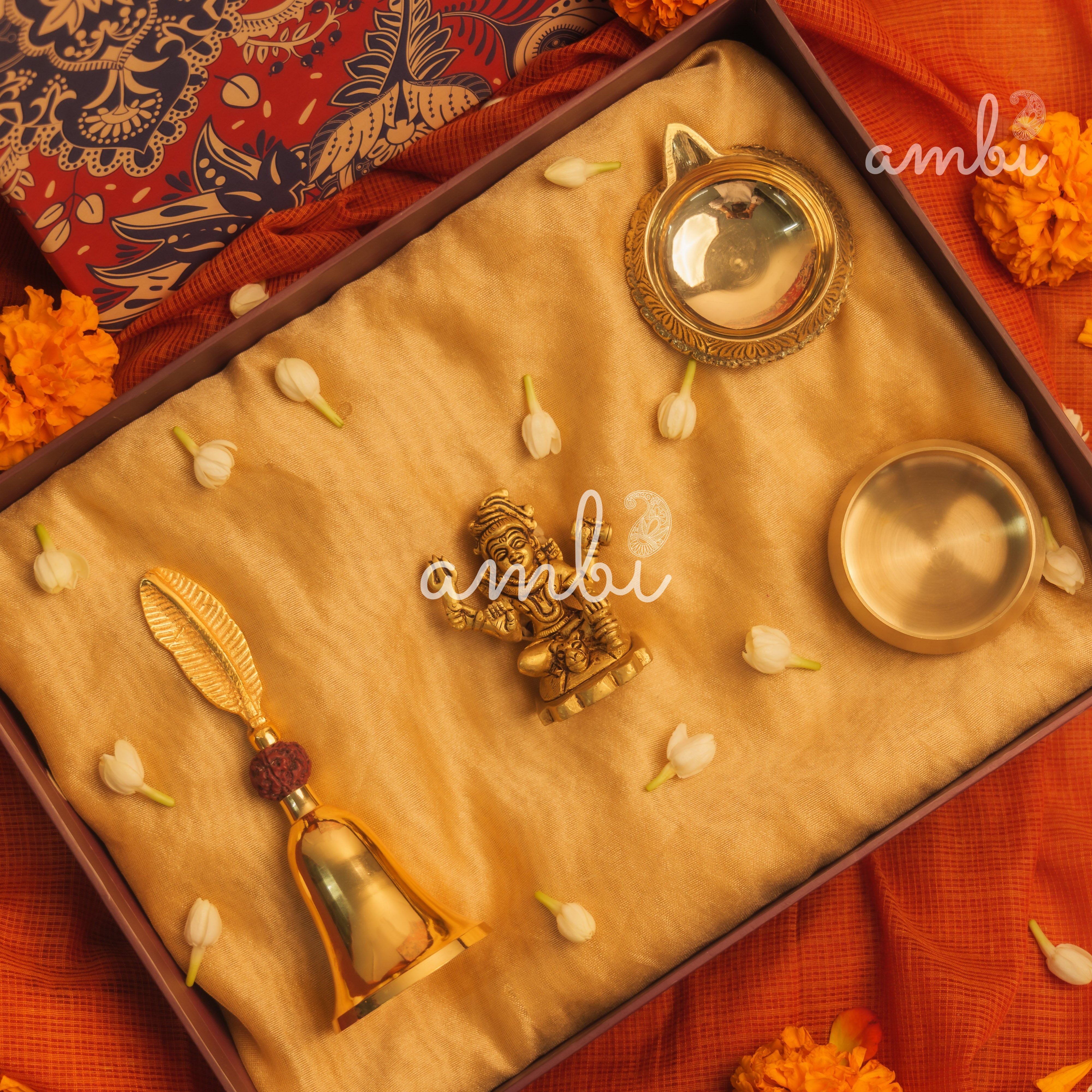 Pure Brass Shivji Idol Giftbox