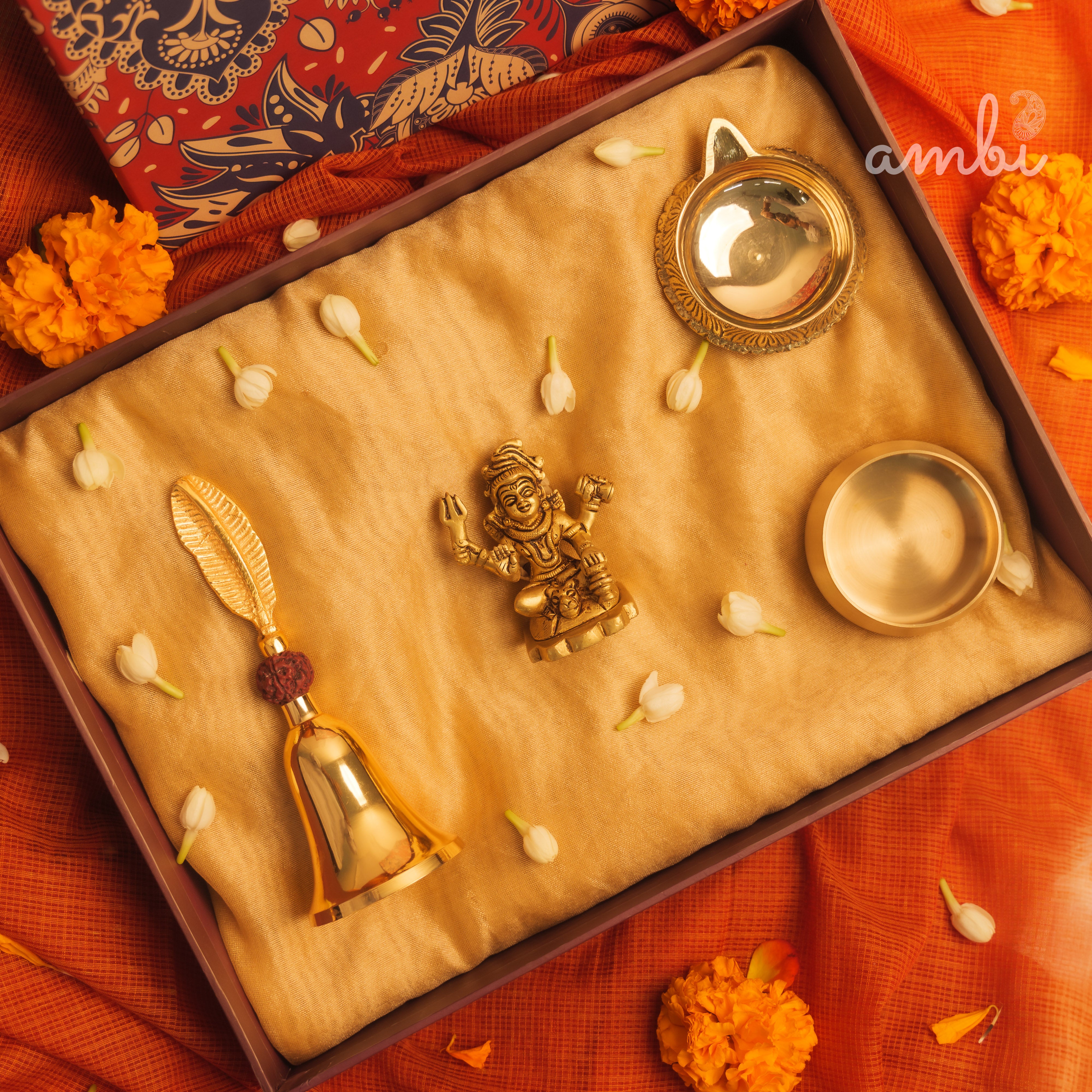 Pure Brass Shivji Idol Giftbox