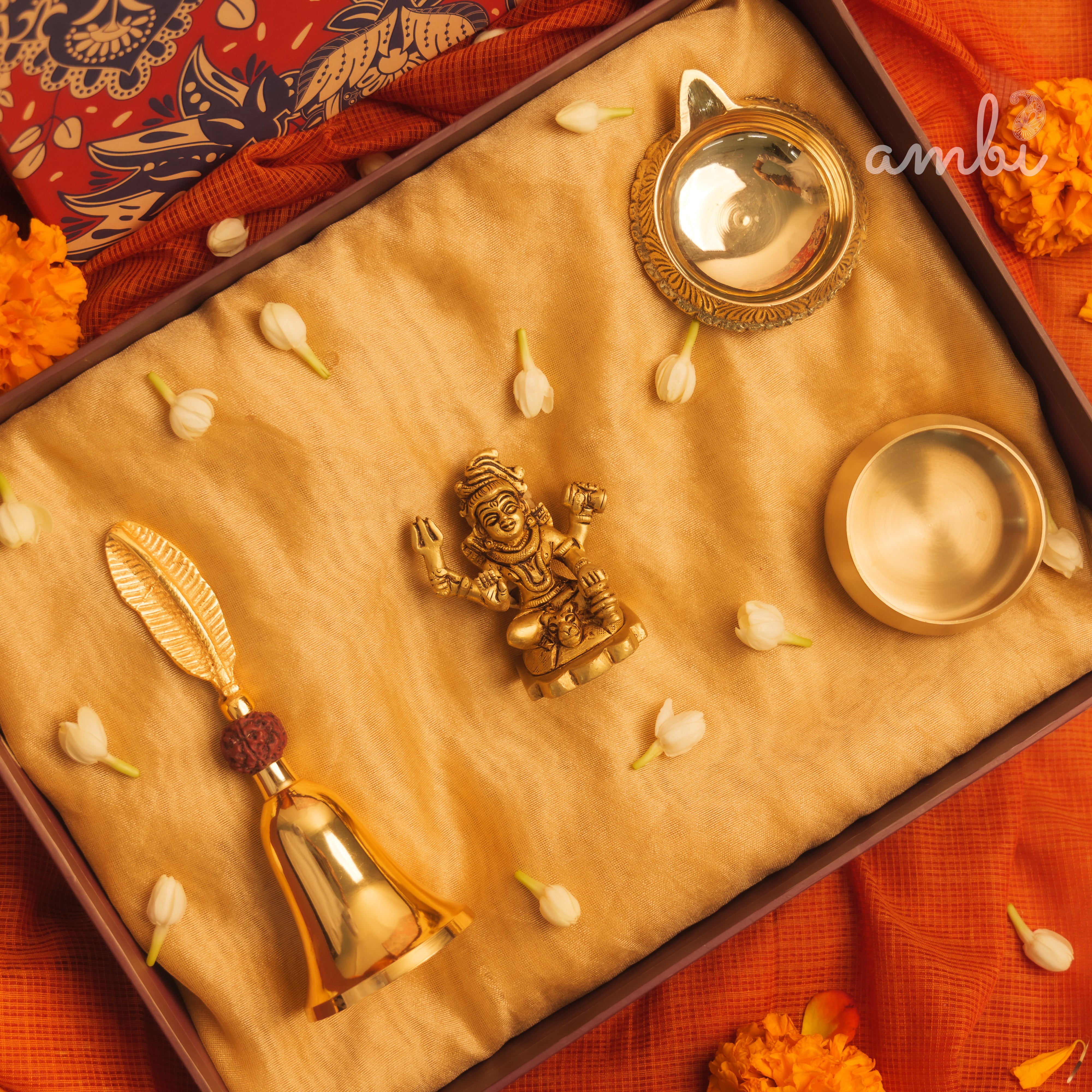 Pure Brass Shivji Idol Giftbox