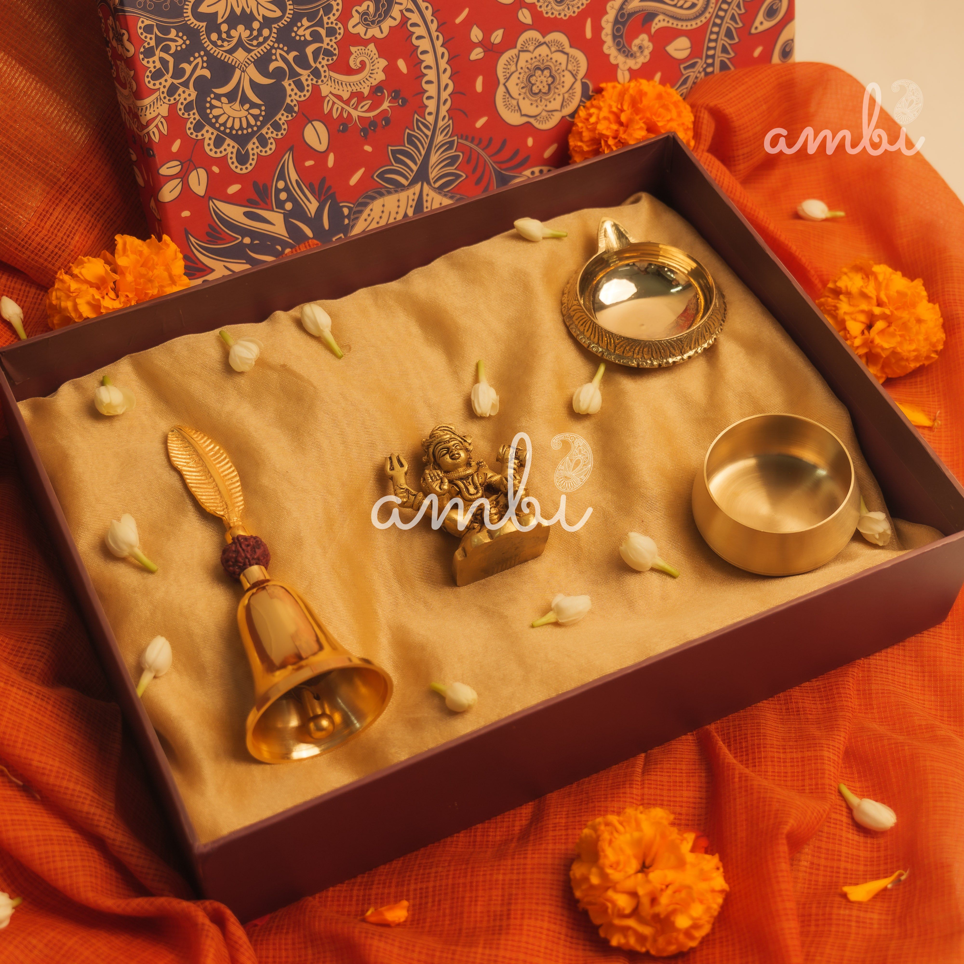 Pure Brass Shivji Idol Giftbox