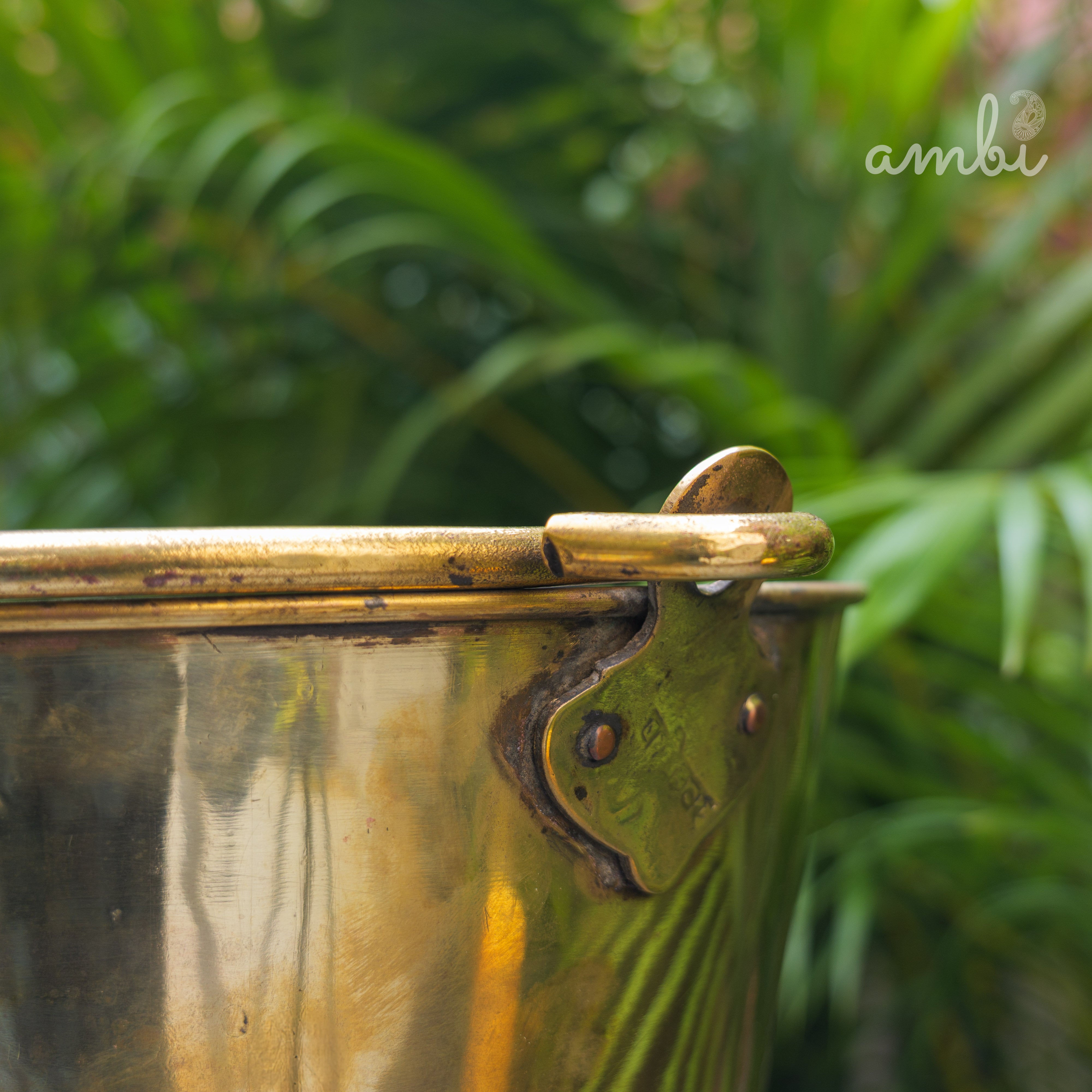 Vintage Brass Balti / Bucket / Vase
