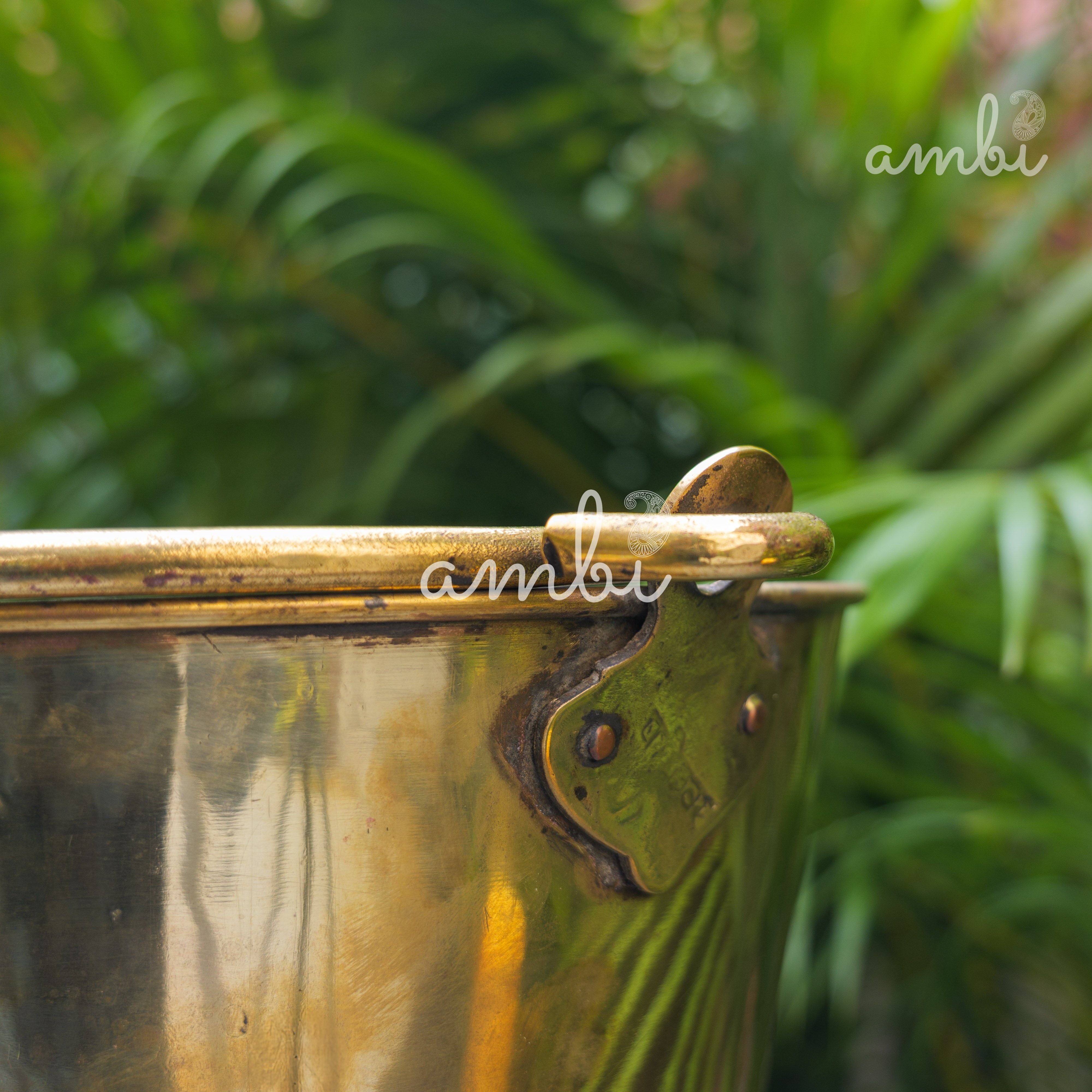 Vintage Brass Balti / Bucket / Vase