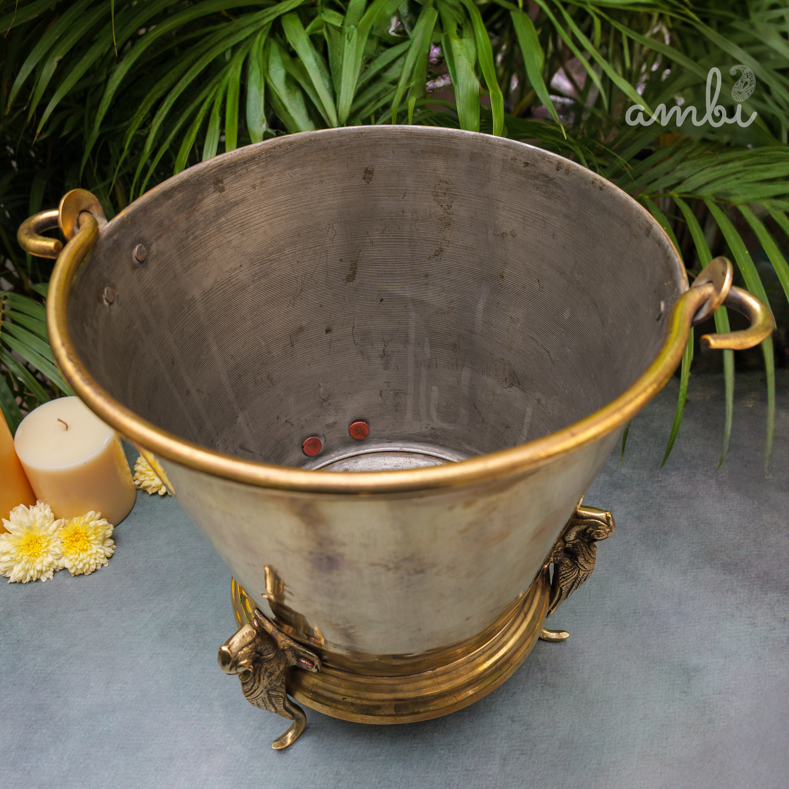Vintage Brass Balti / Bucket / Vase