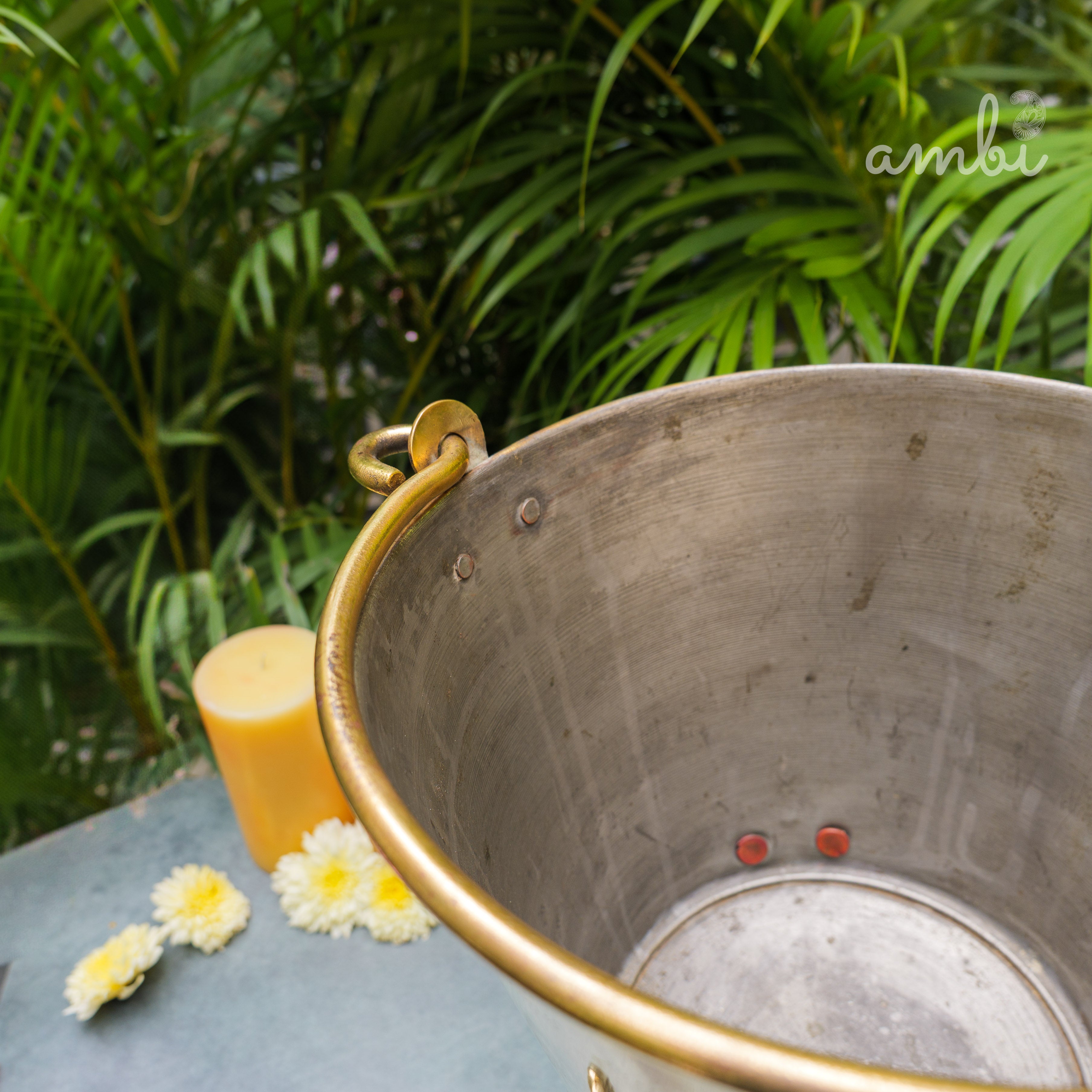 Vintage Brass Balti / Bucket / Vase