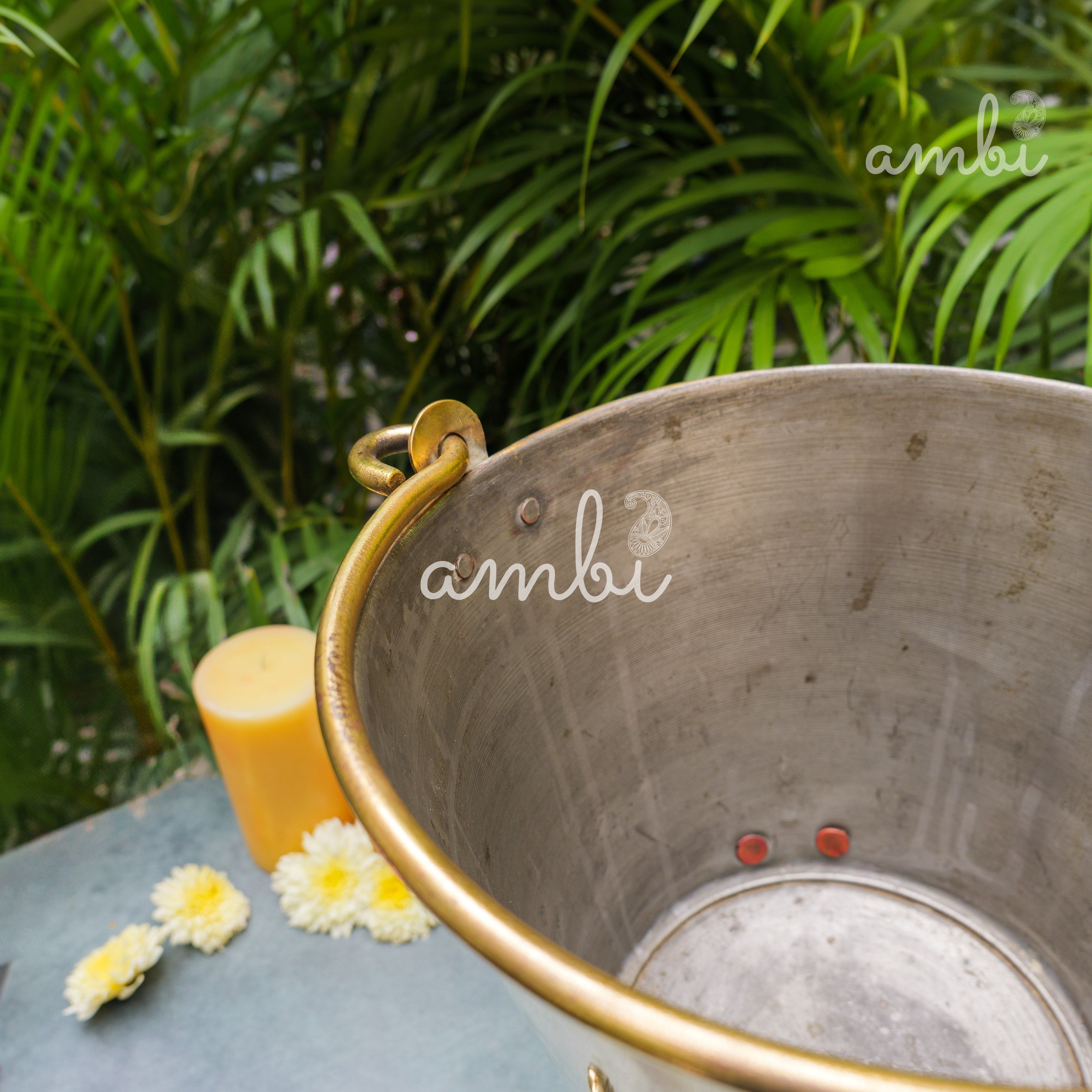 Vintage Brass Balti / Bucket / Vase