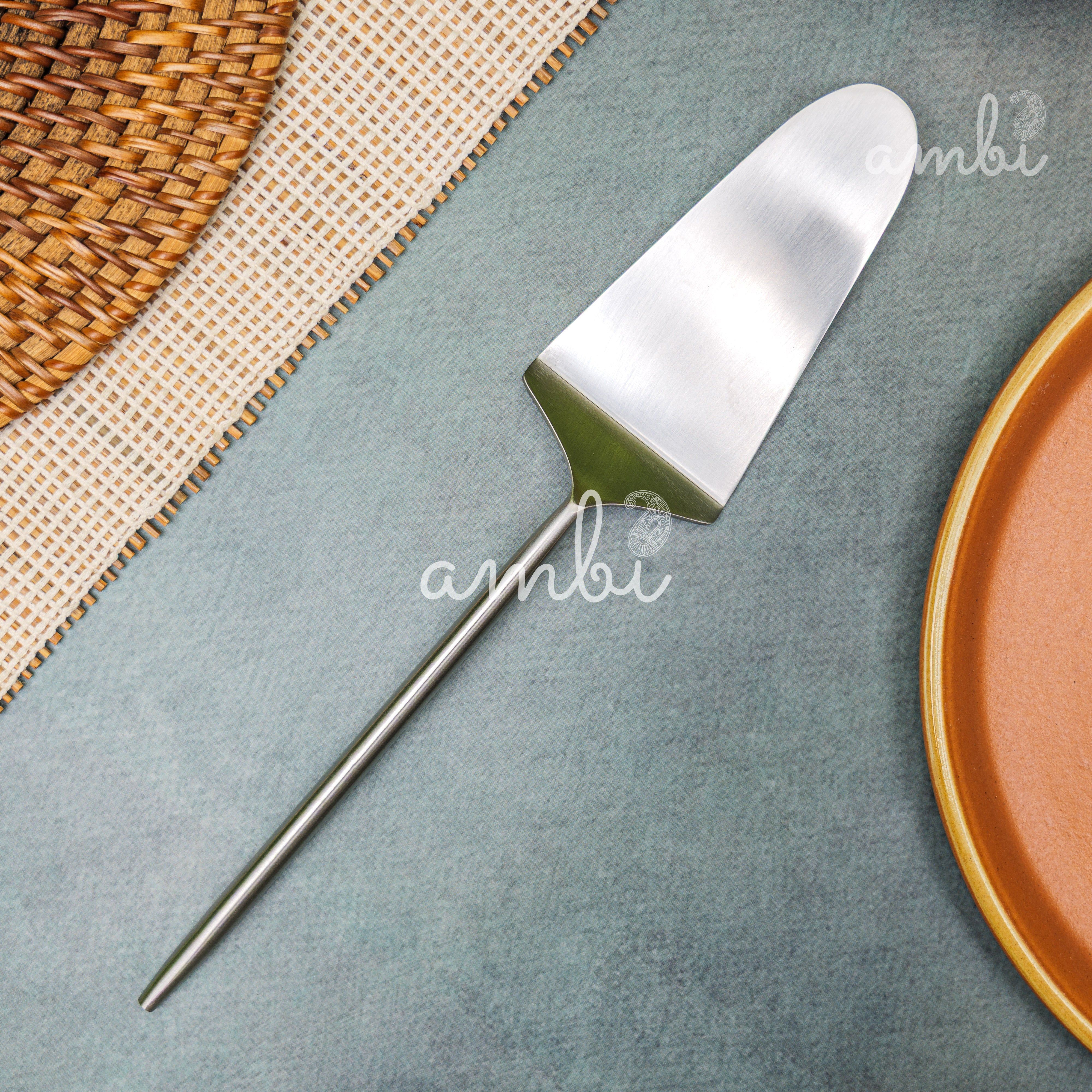 Exquisite Steel Cake Server Cutlery Set of 2