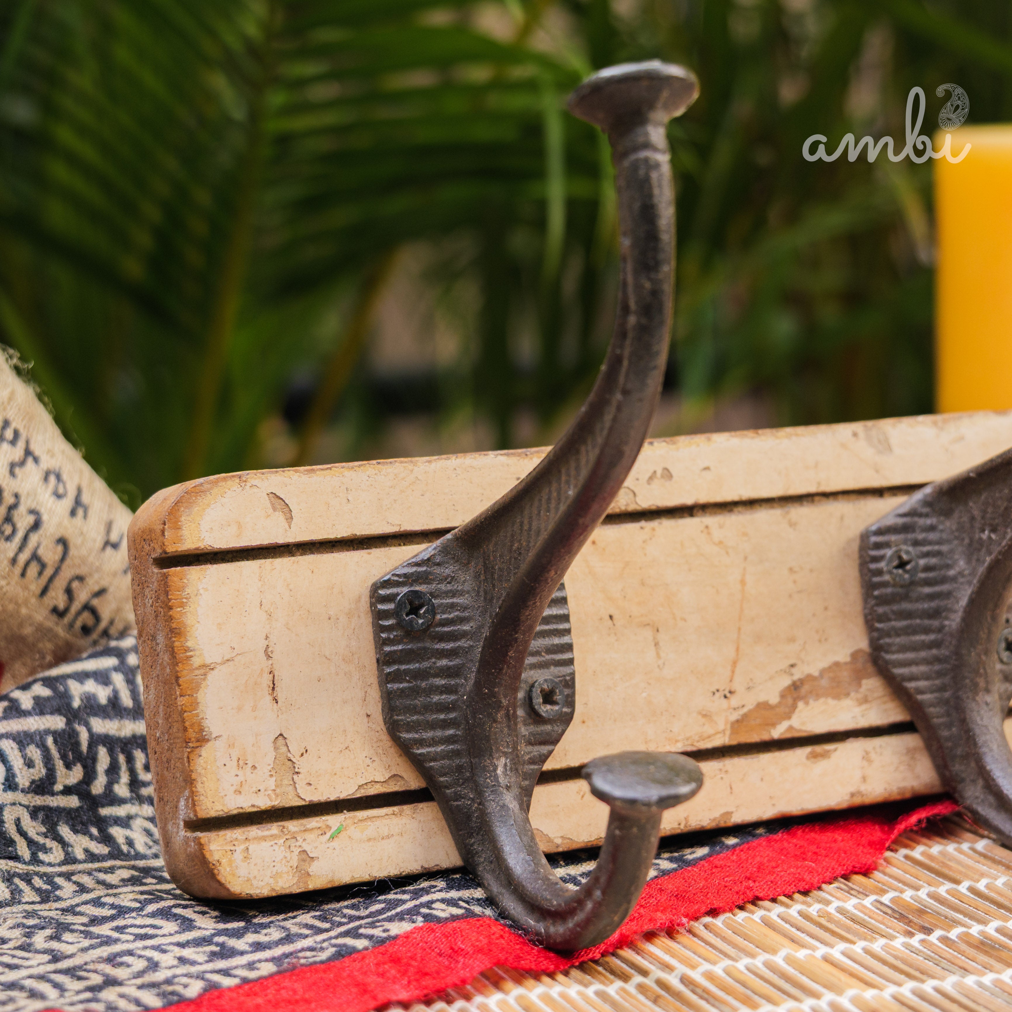 Ambi Vintage Style Wall Coat Hooks for Hanging