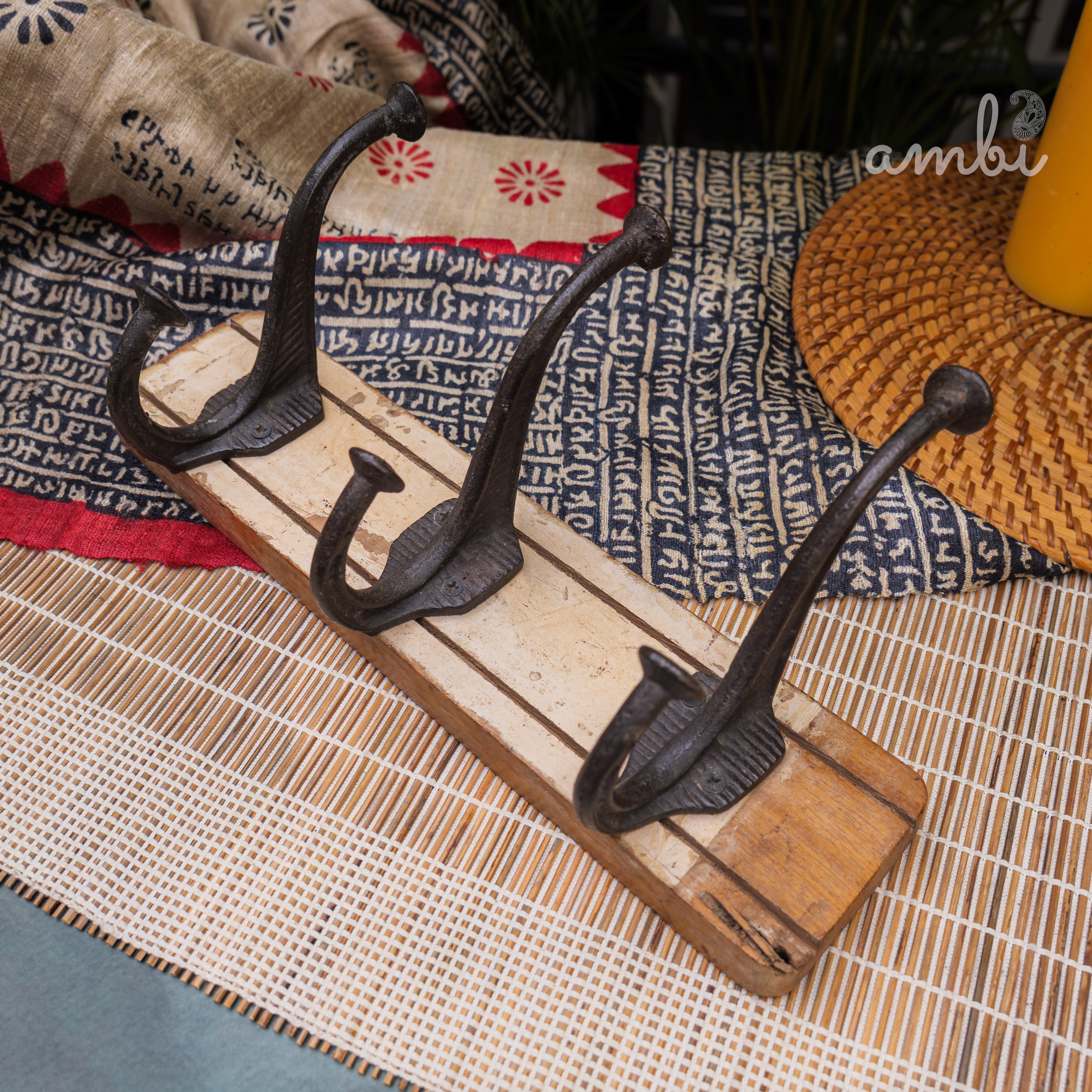 Ambi Vintage Style Wall Coat Hooks for Hanging