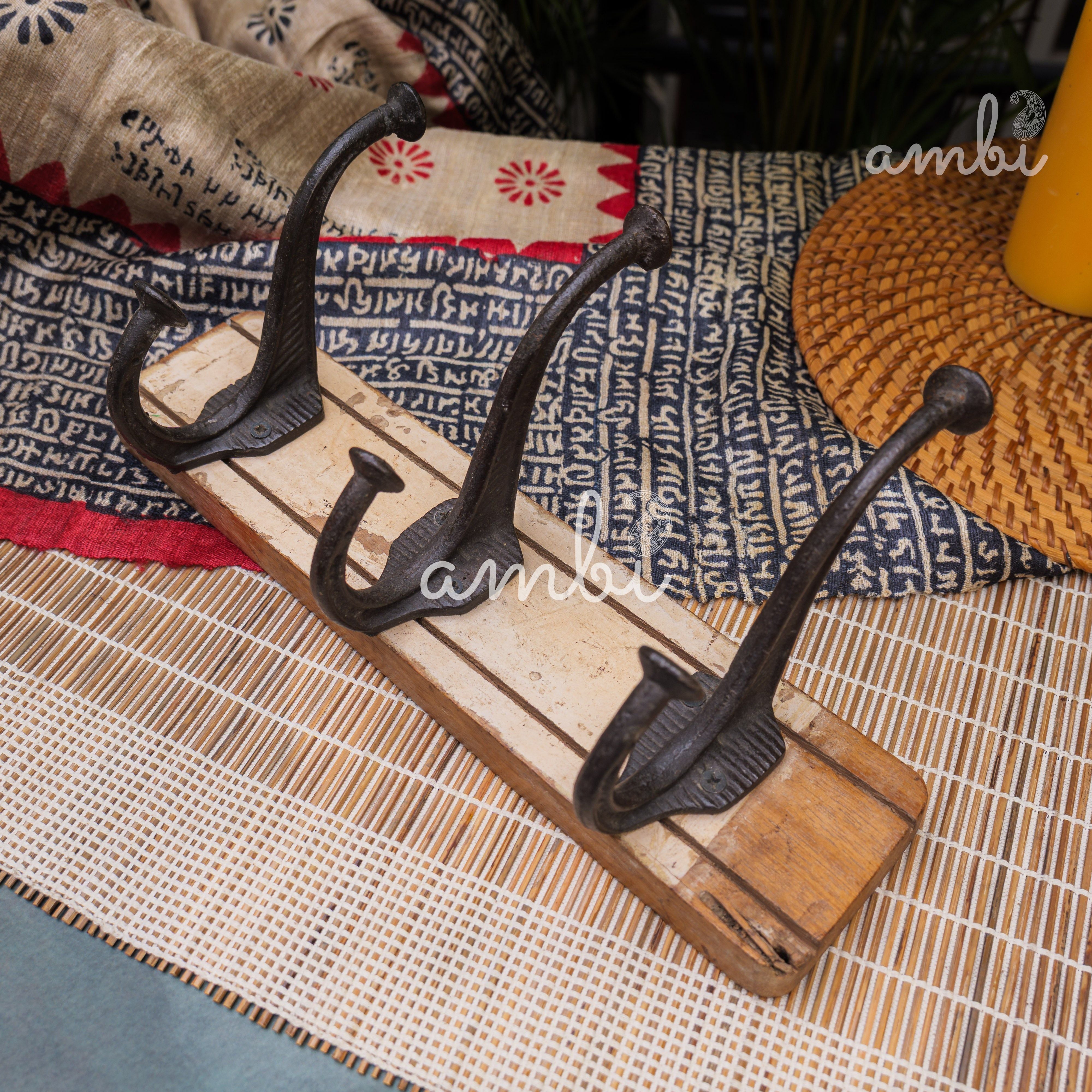 Ambi Vintage Style Wall Coat Hooks for Hanging