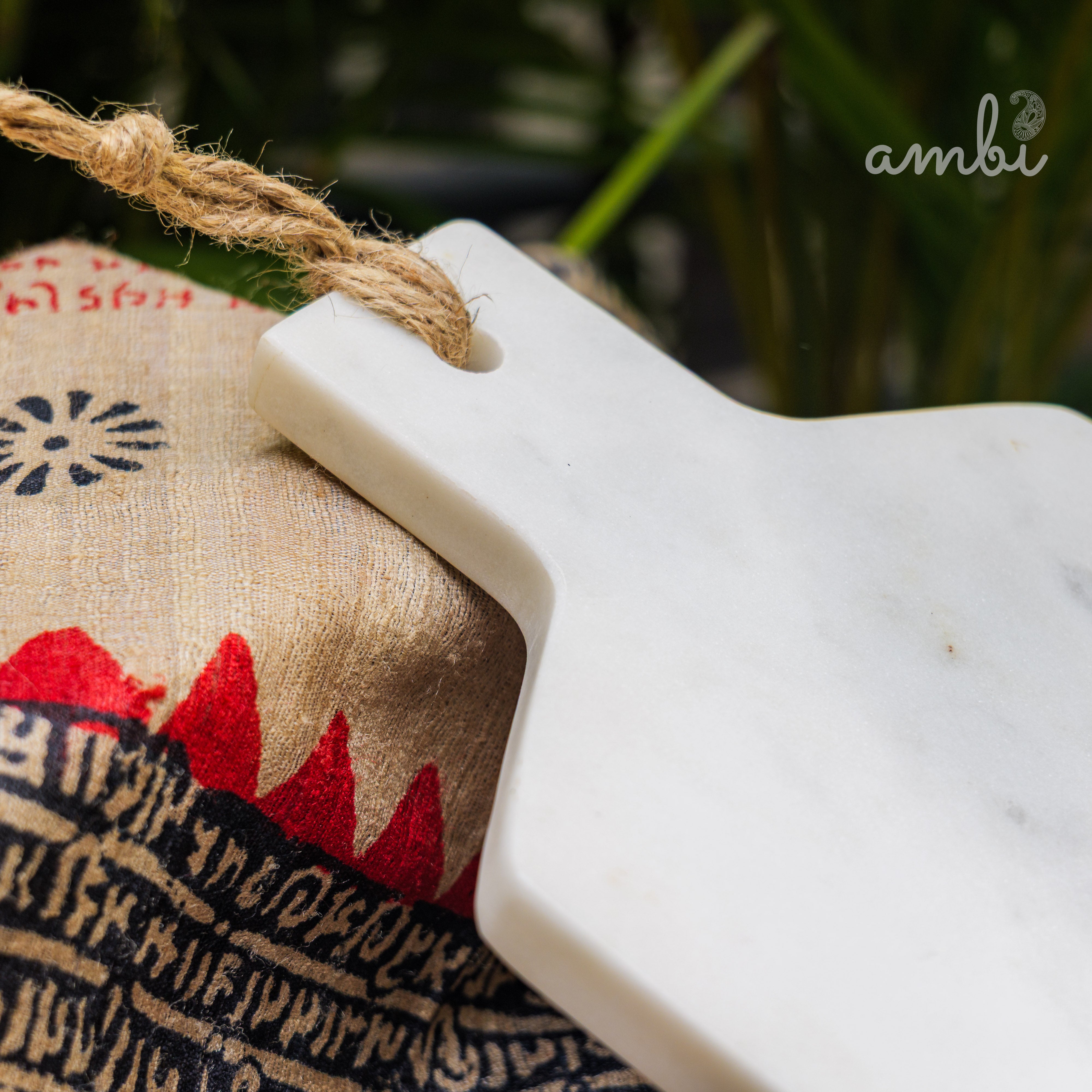 Ambi Wood+Marble Serving Board