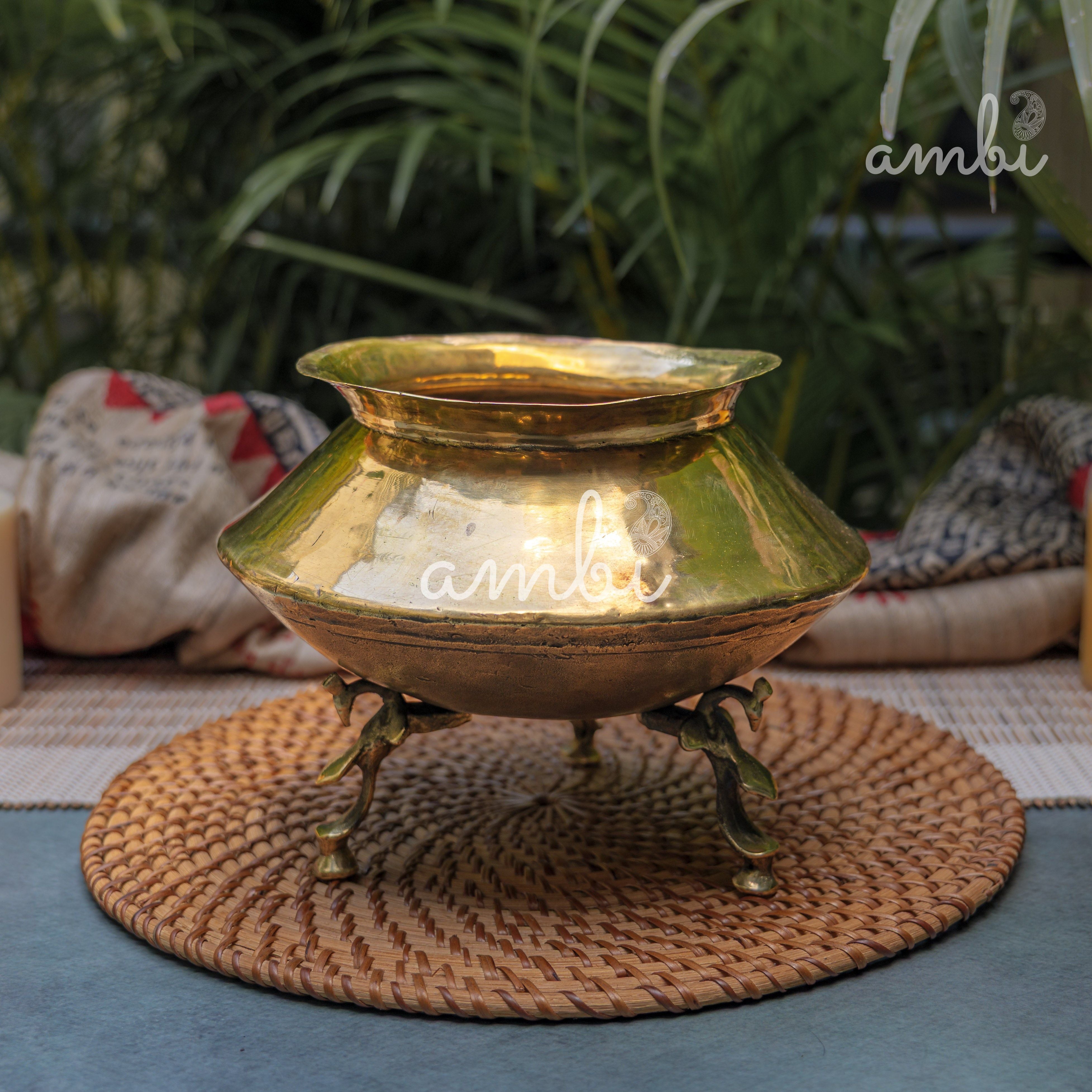 Vintage Water Mataka with Legs - Planter / Vase