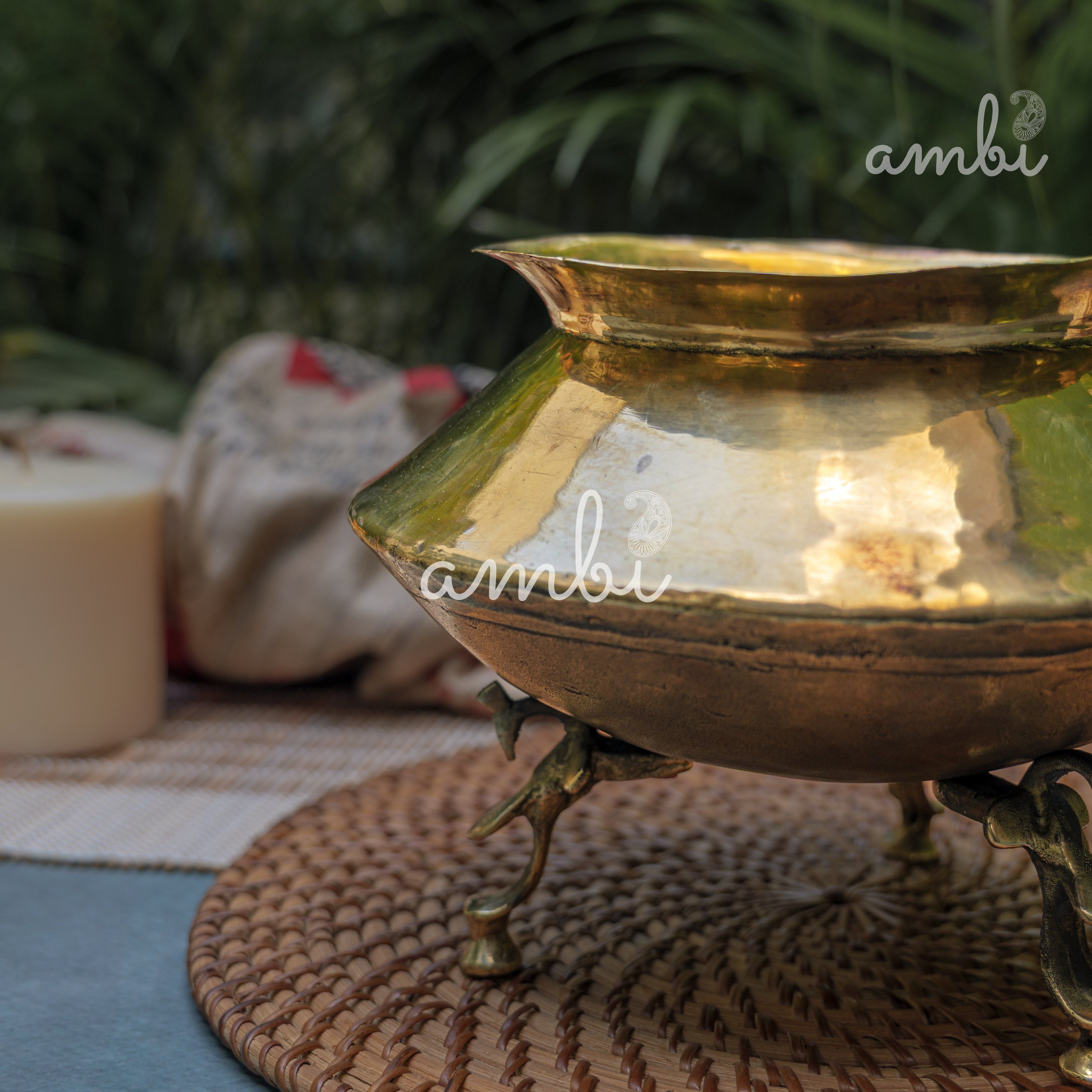 Vintage Water Mataka with Legs - Planter / Vase