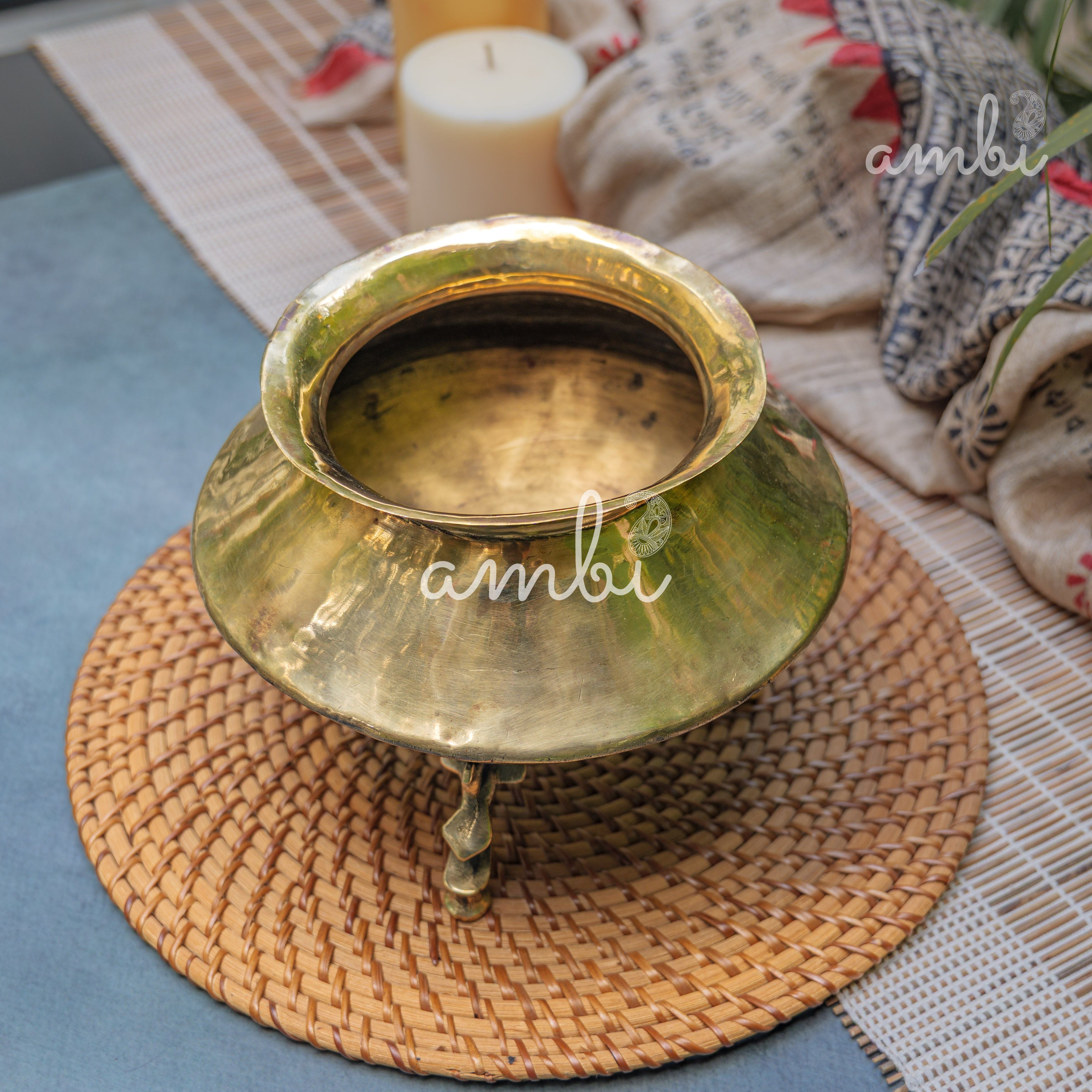 Vintage Water Mataka with Legs - Planter / Vase