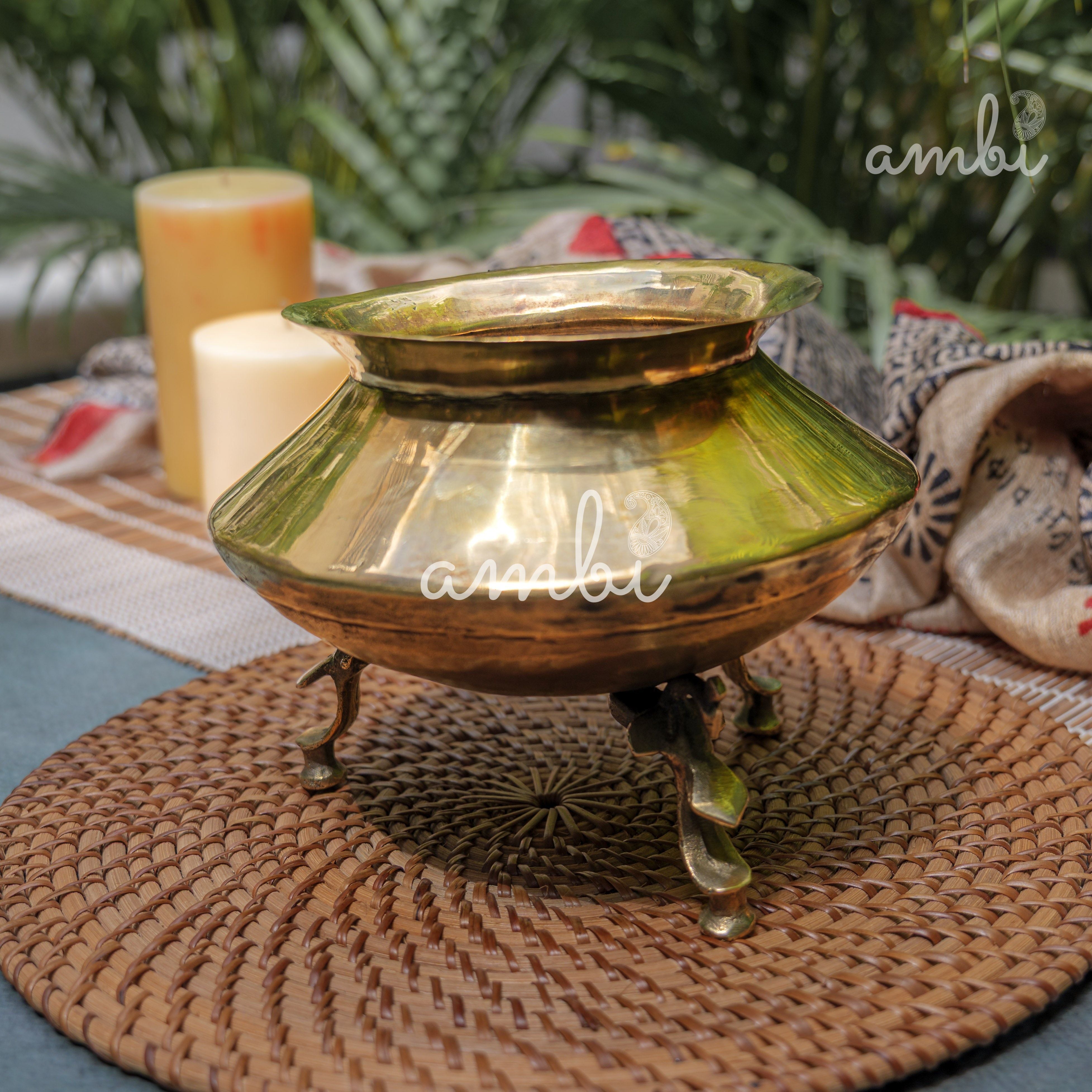 Vintage Water Mataka with Legs - Planter / Vase