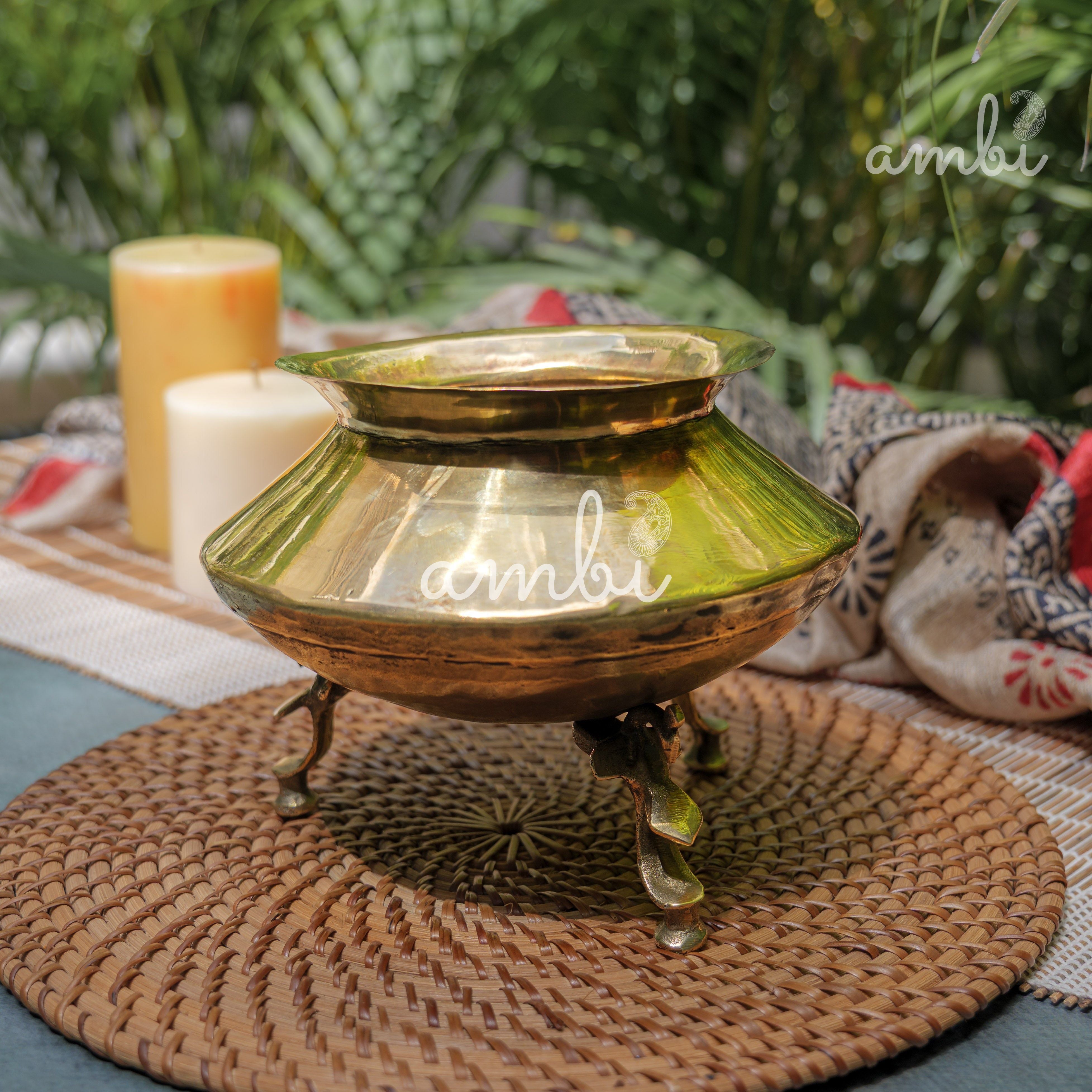 Vintage Water Mataka with Legs - Planter / Vase