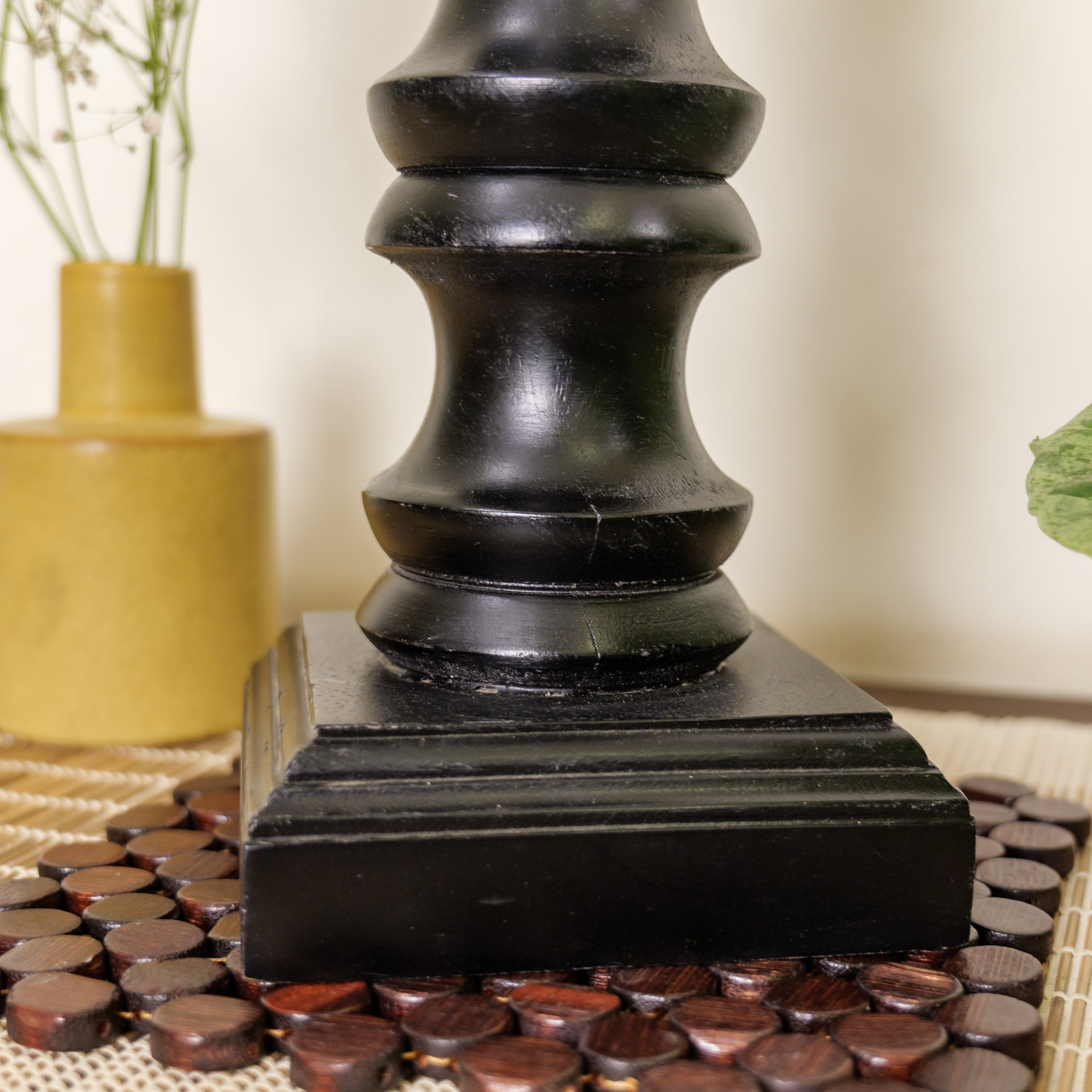 Classy Vintage Candle Stand - Black