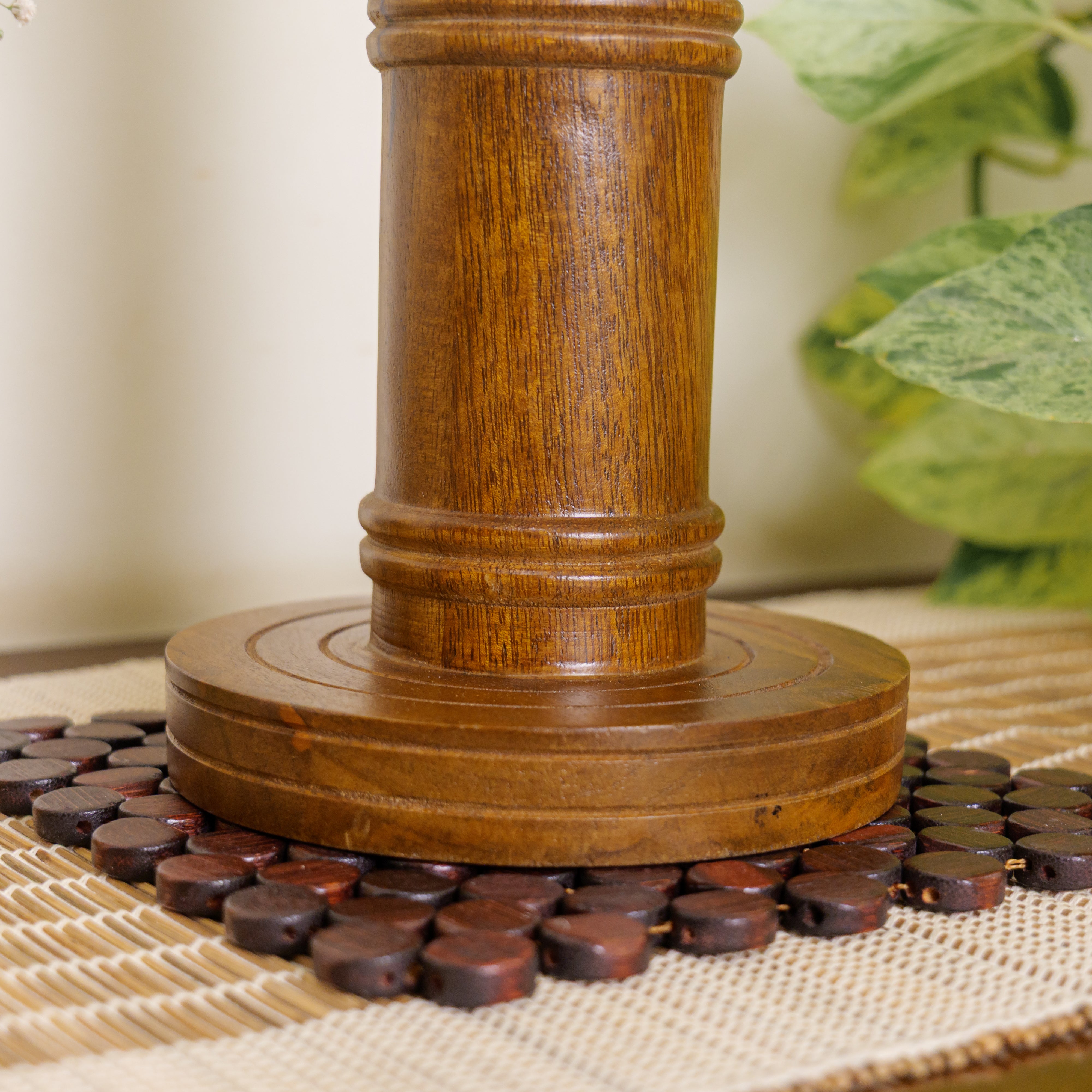 Classy Vintage Candle Stand - Brown