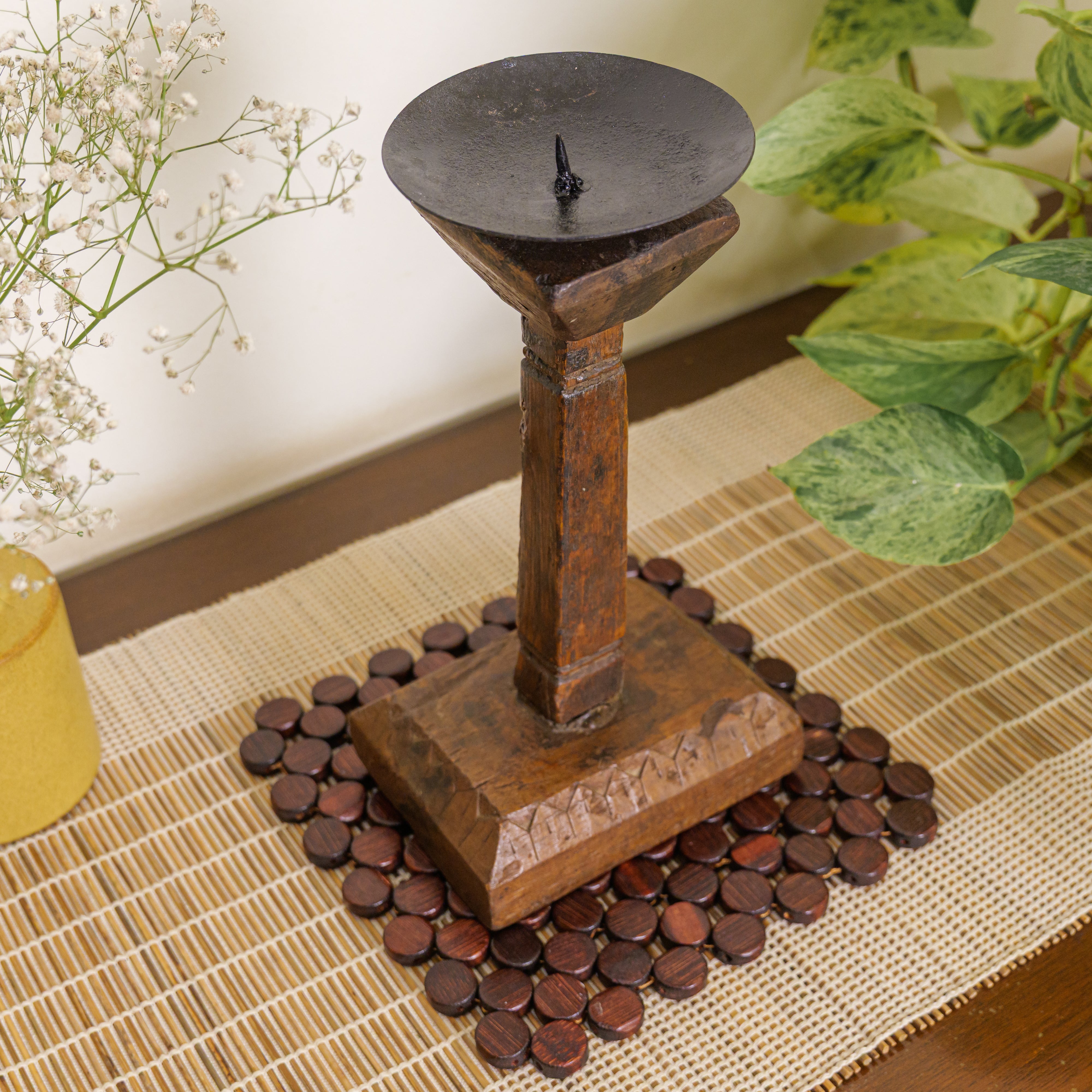 Vintage Candle Stand - Pedestal Base