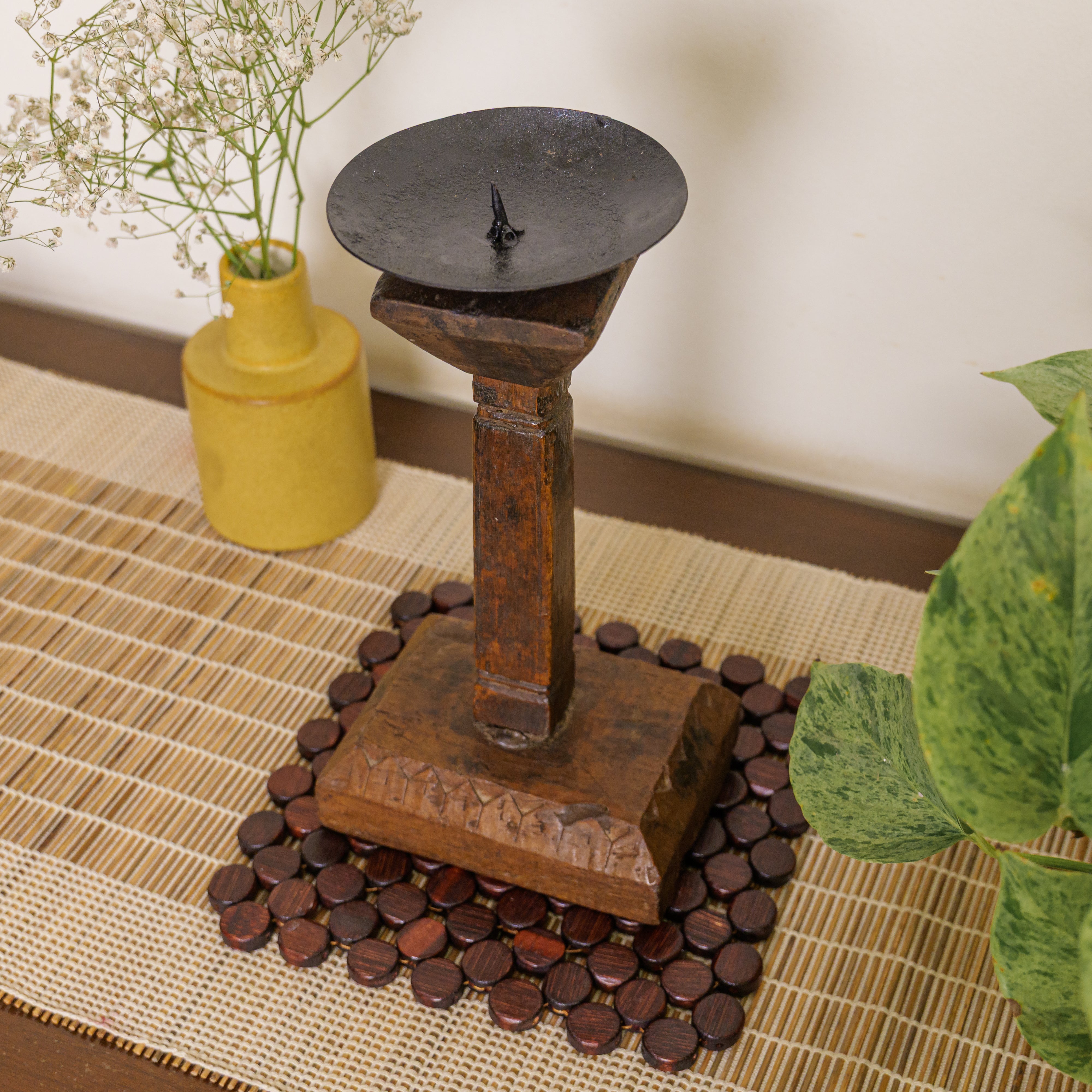 Vintage Candle Stand - Pedestal Base