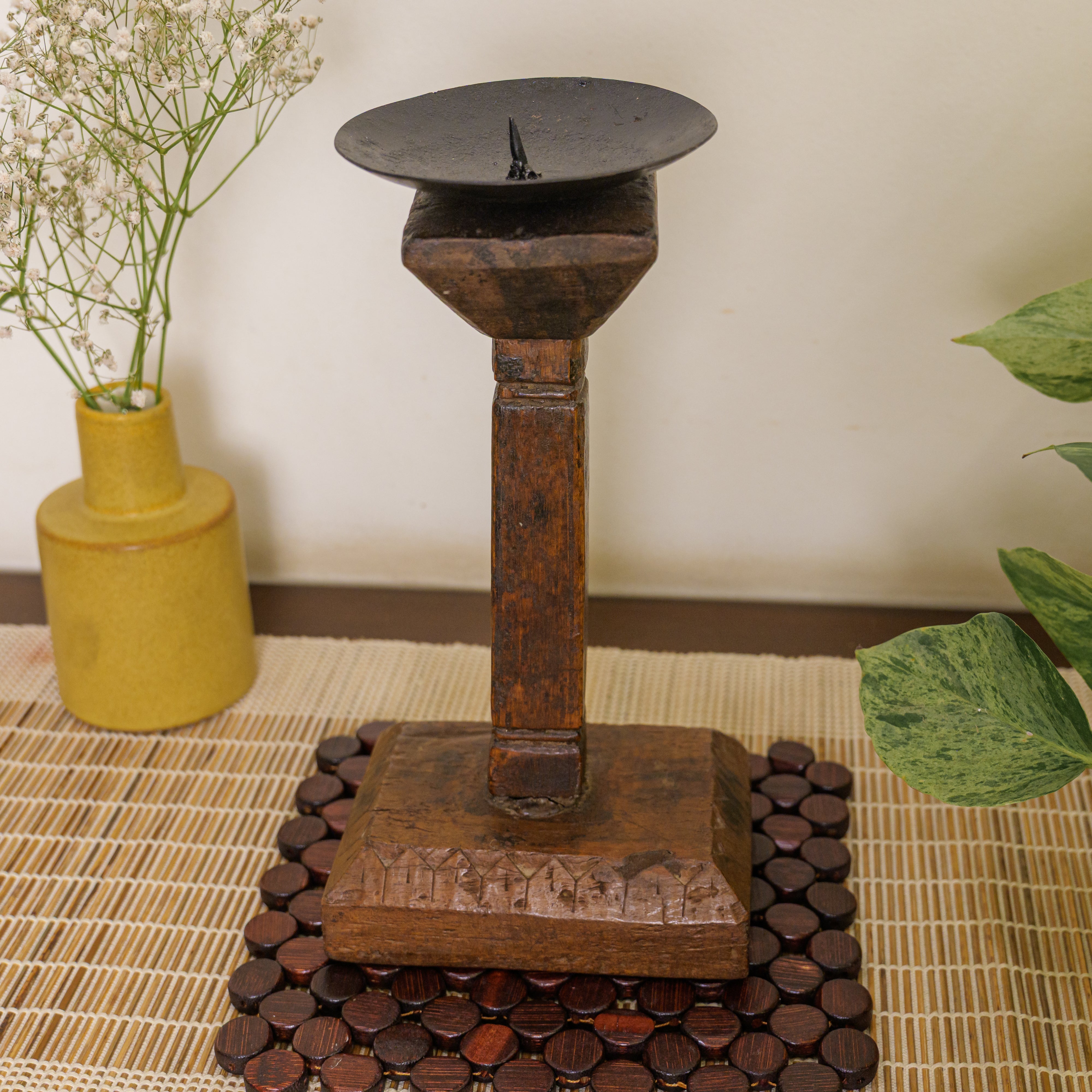 Vintage Candle Stand - Pedestal Base