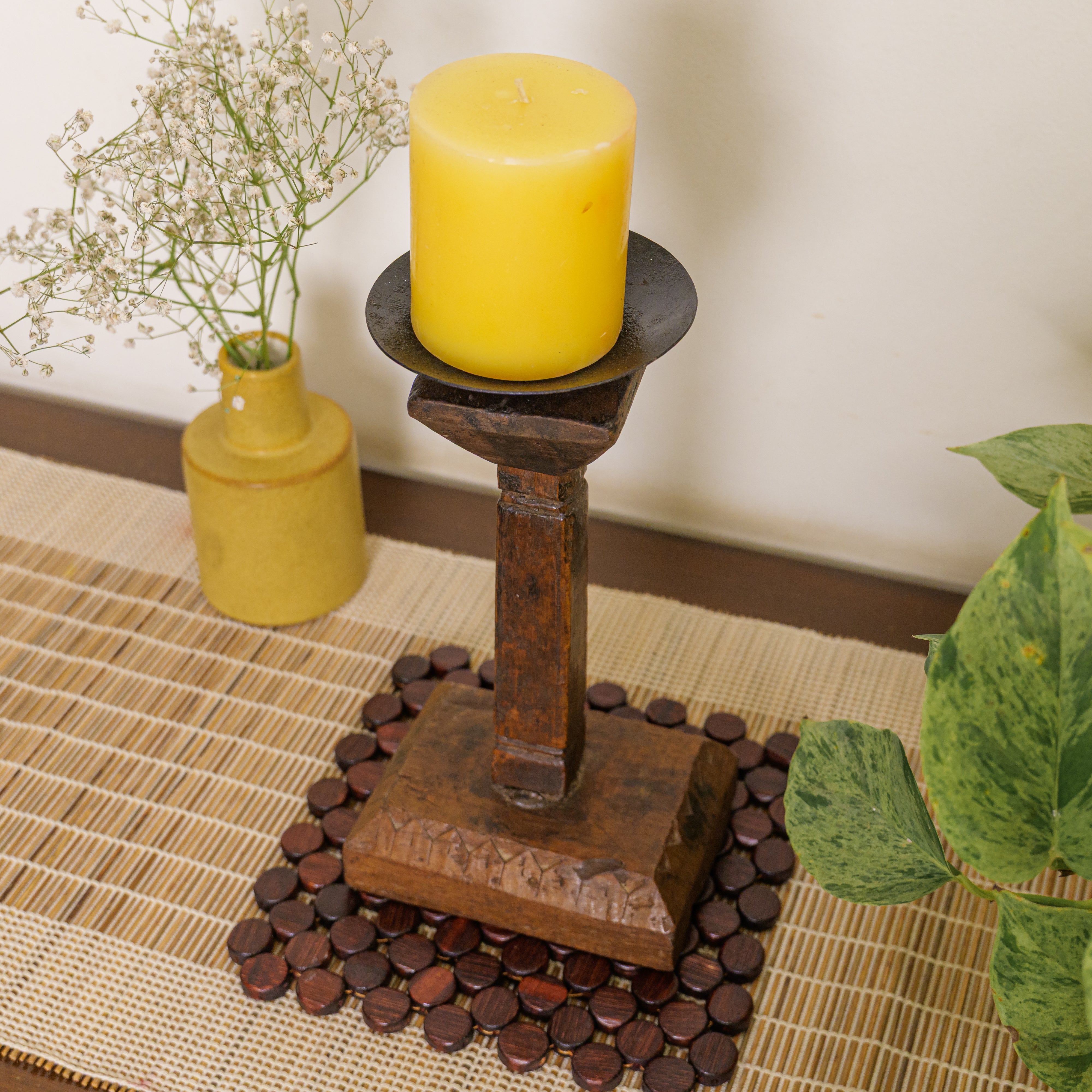 Vintage Candle Stand - Pedestal Base
