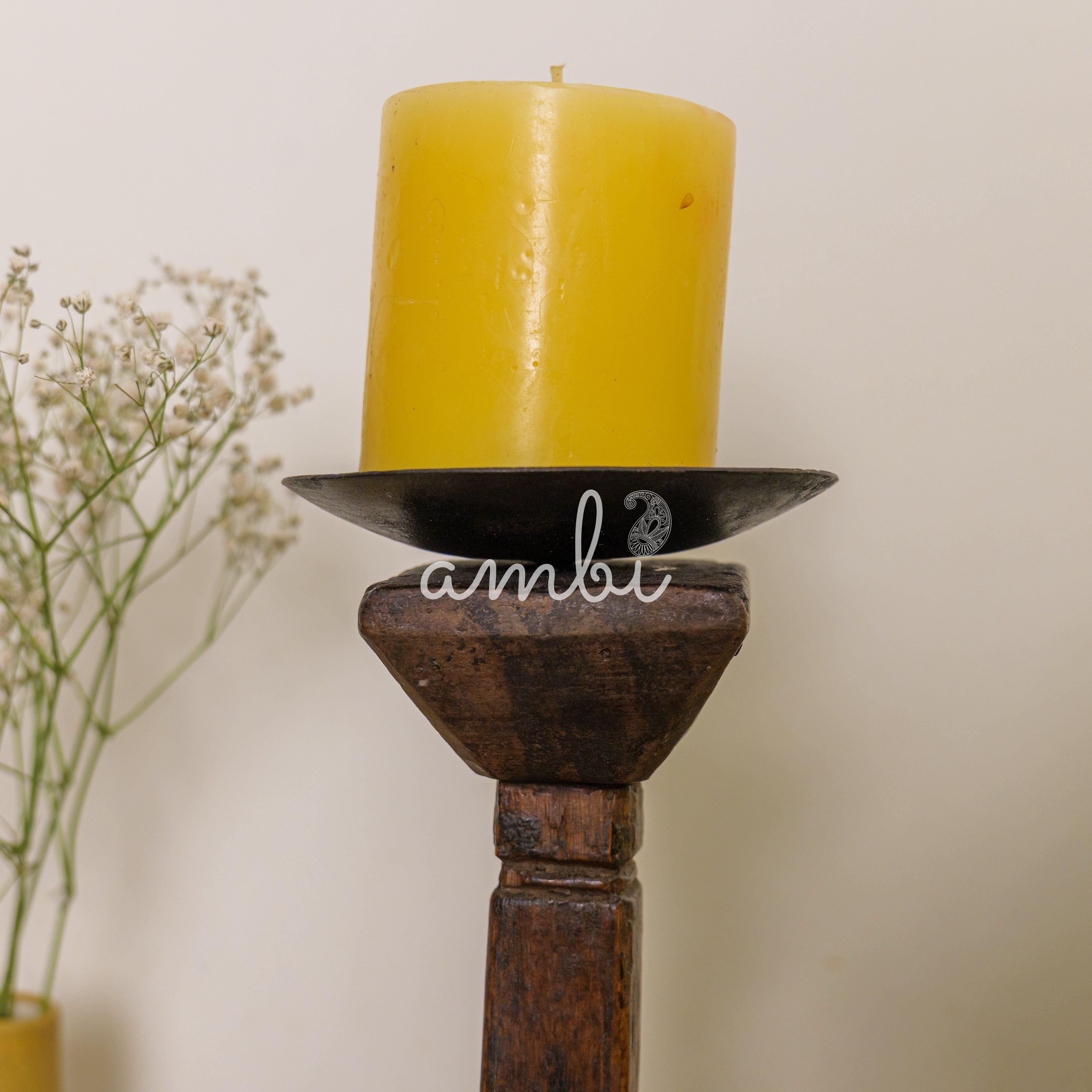 Vintage Candle Stand - Pedestal Base