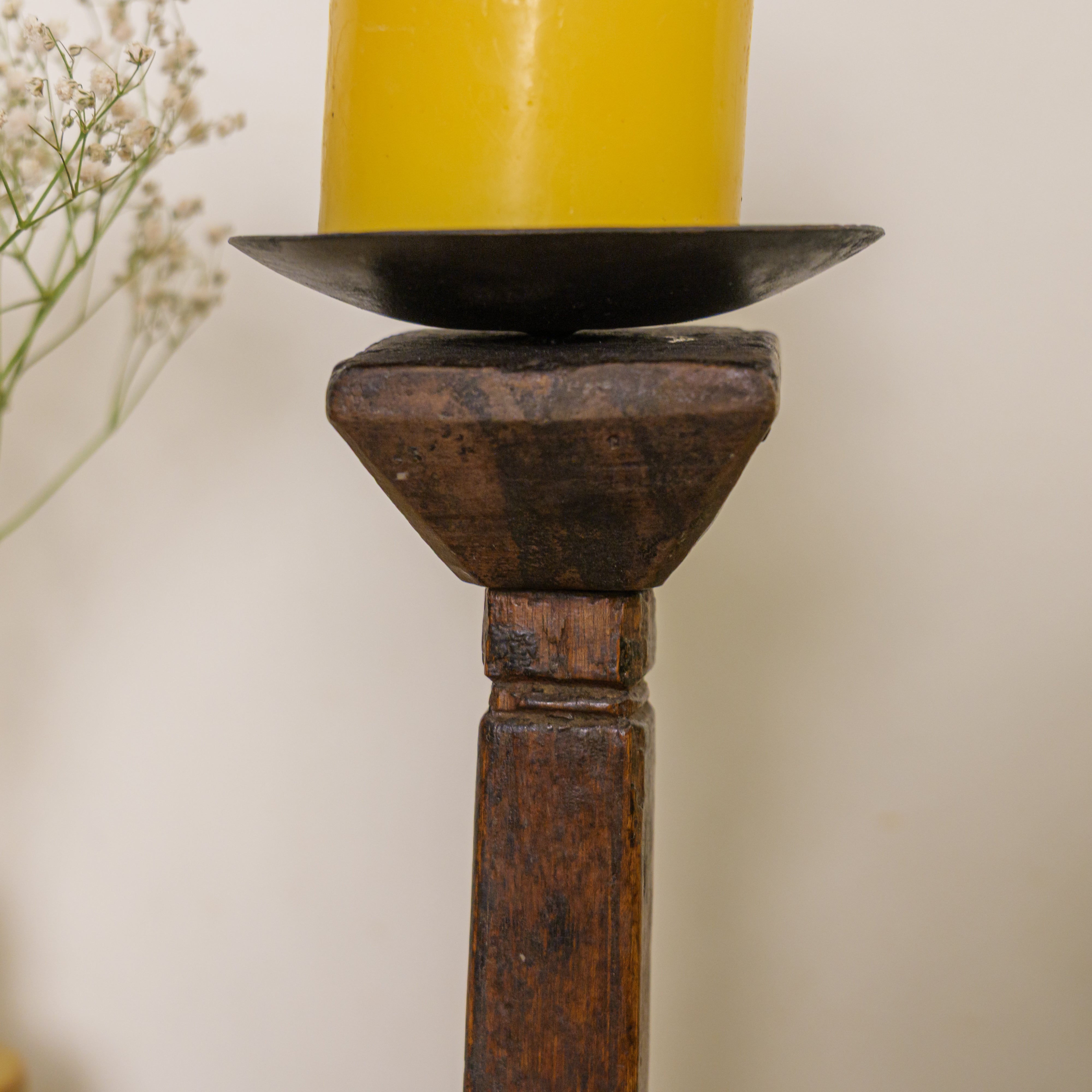 Vintage Candle Stand - Pedestal Base