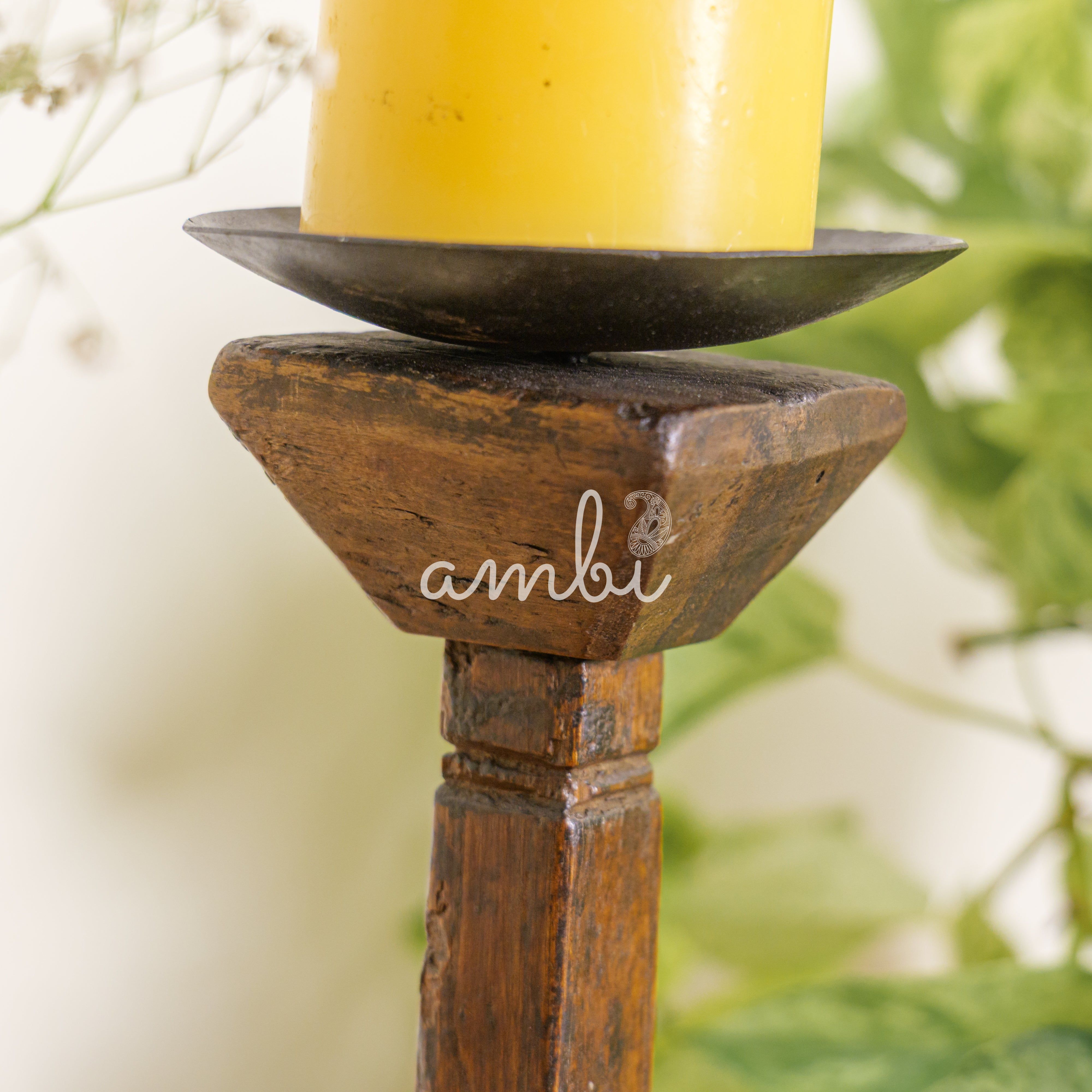 Vintage Candle Stand - Pedestal Base