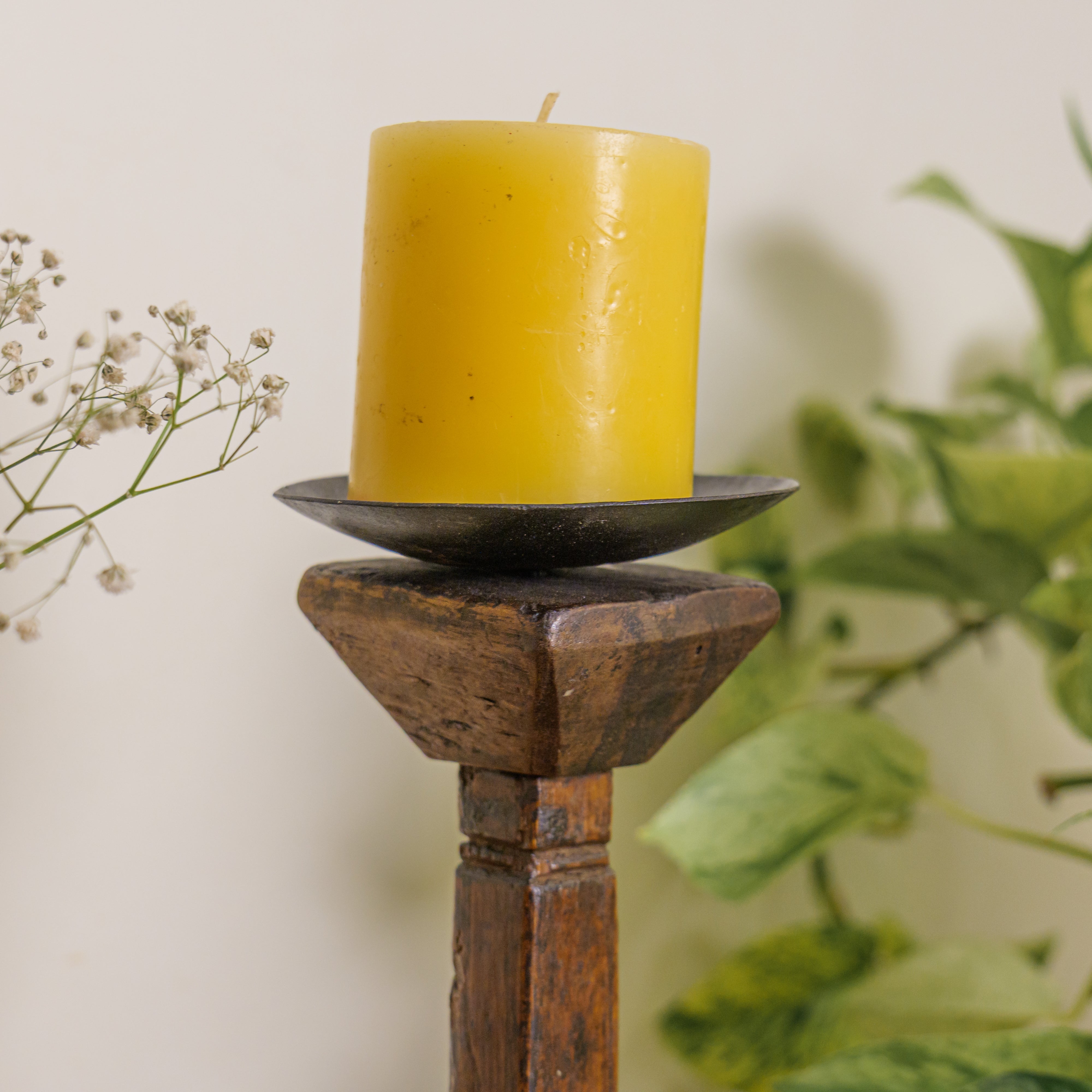 Vintage Candle Stand - Pedestal Base