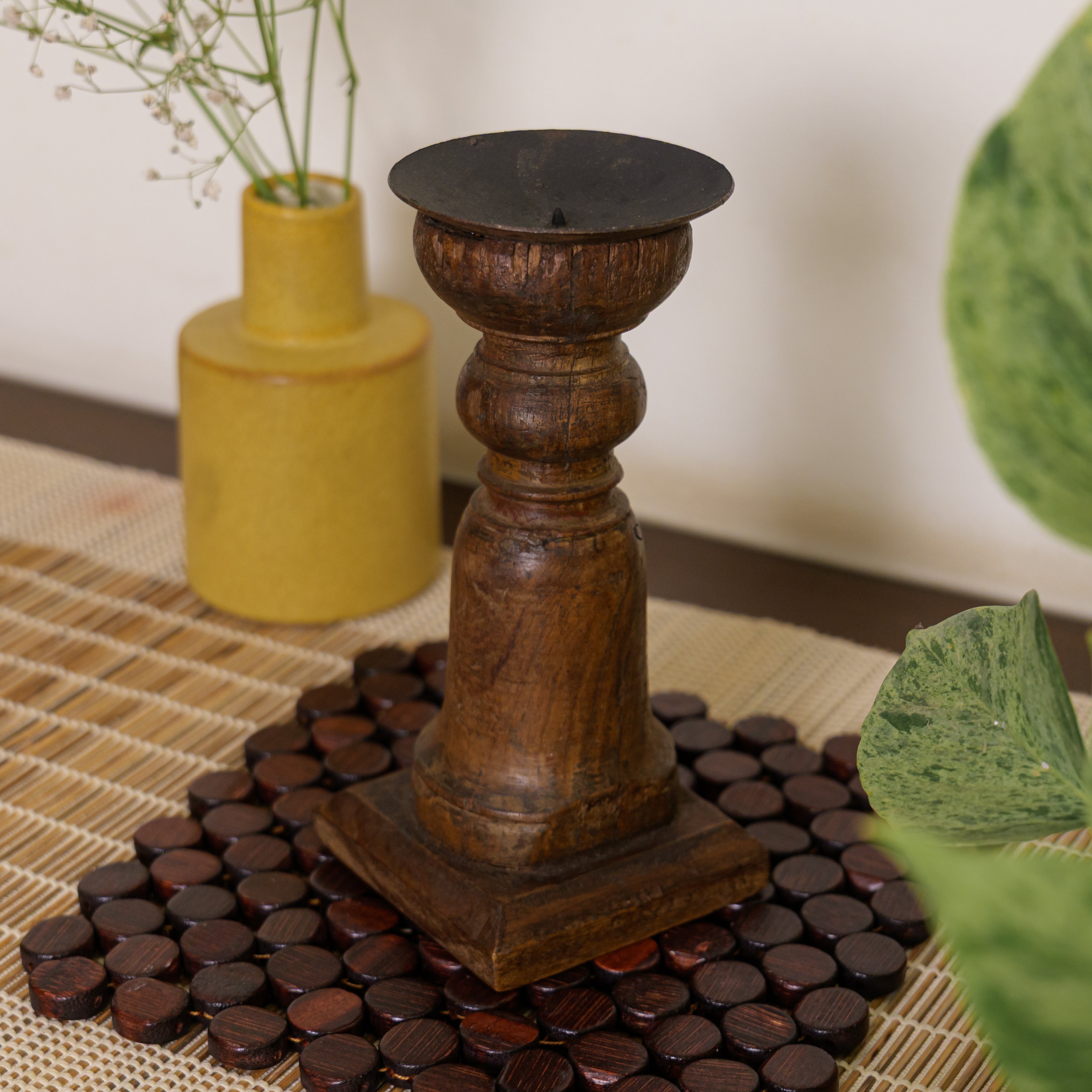 Ambi Classy Vintage Candle Stand | Heritage Home Décor
