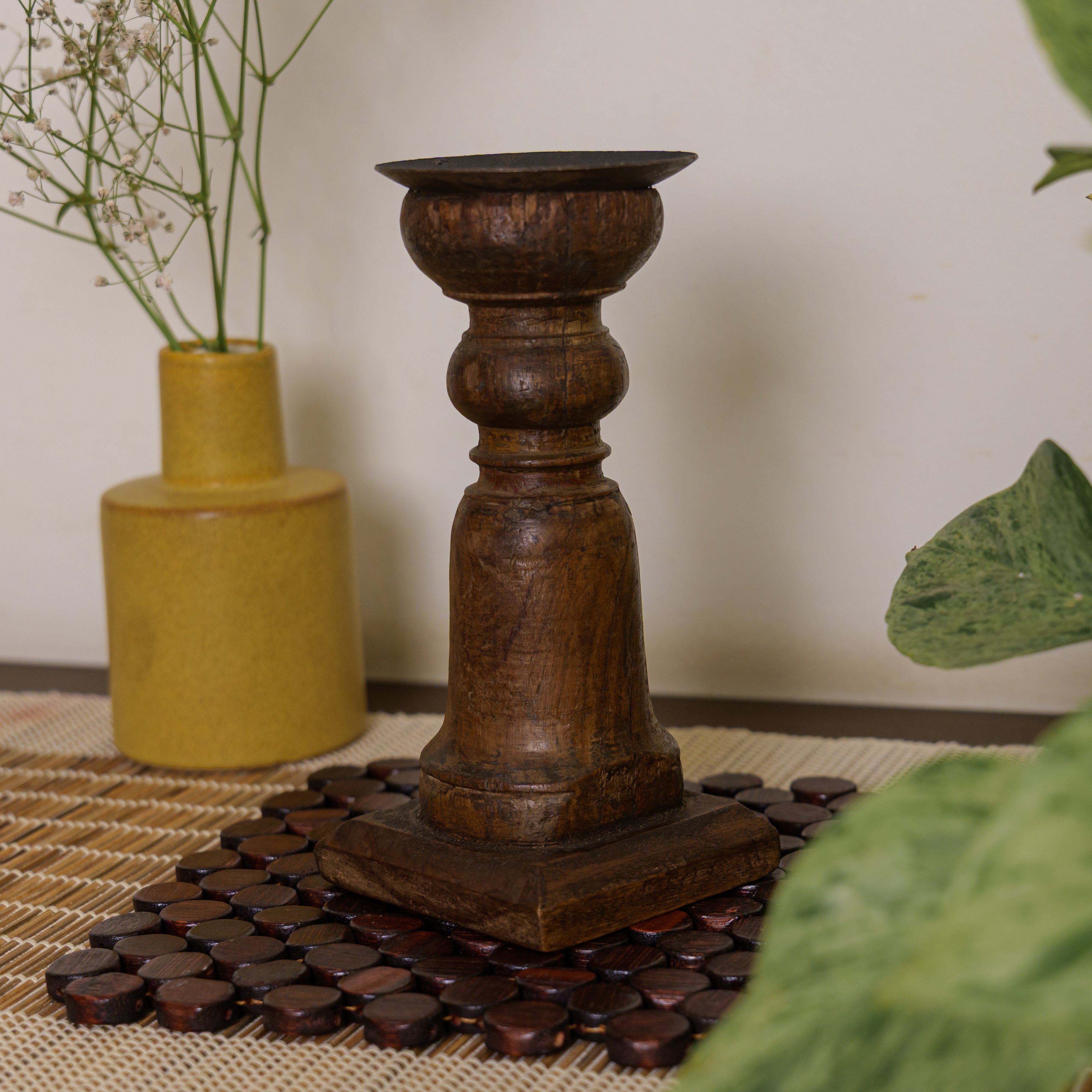 Ambi Classy Vintage Candle Stand | Heritage Home Décor