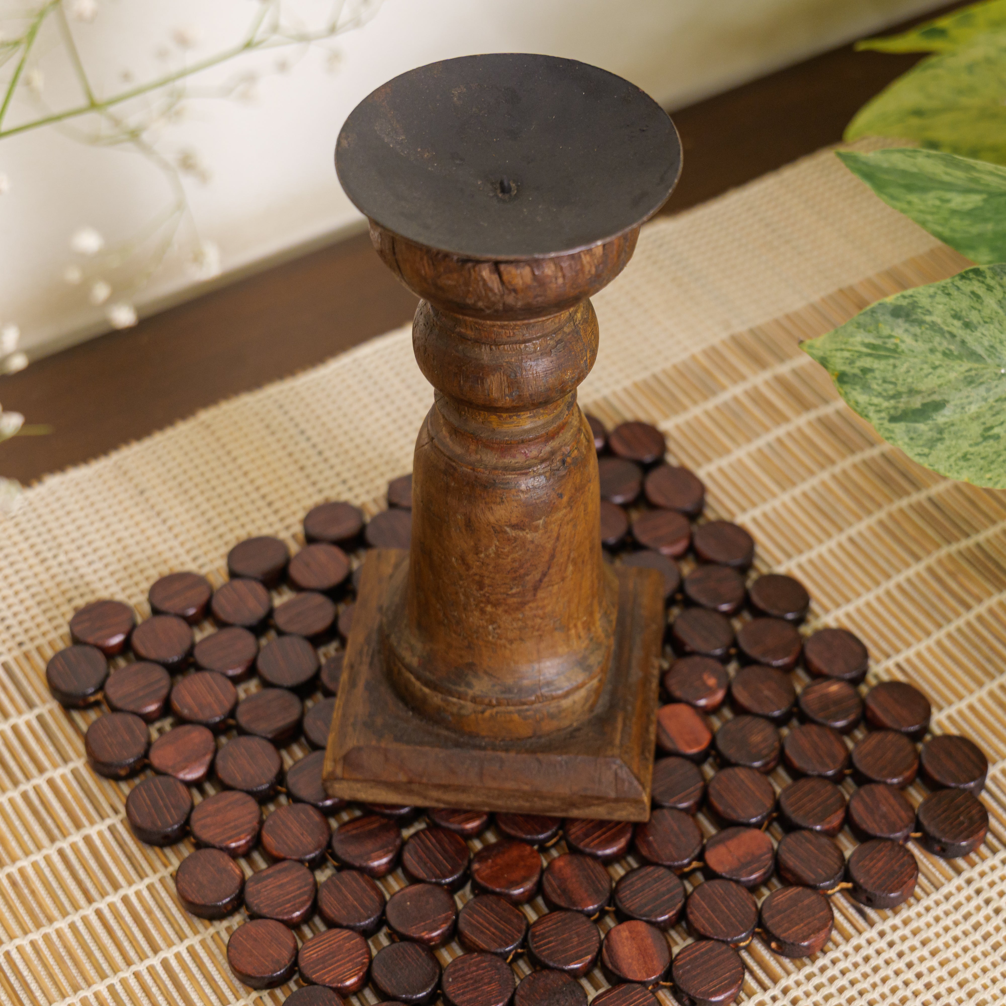 Ambi Classy Vintage Candle Stand | Heritage Home Décor