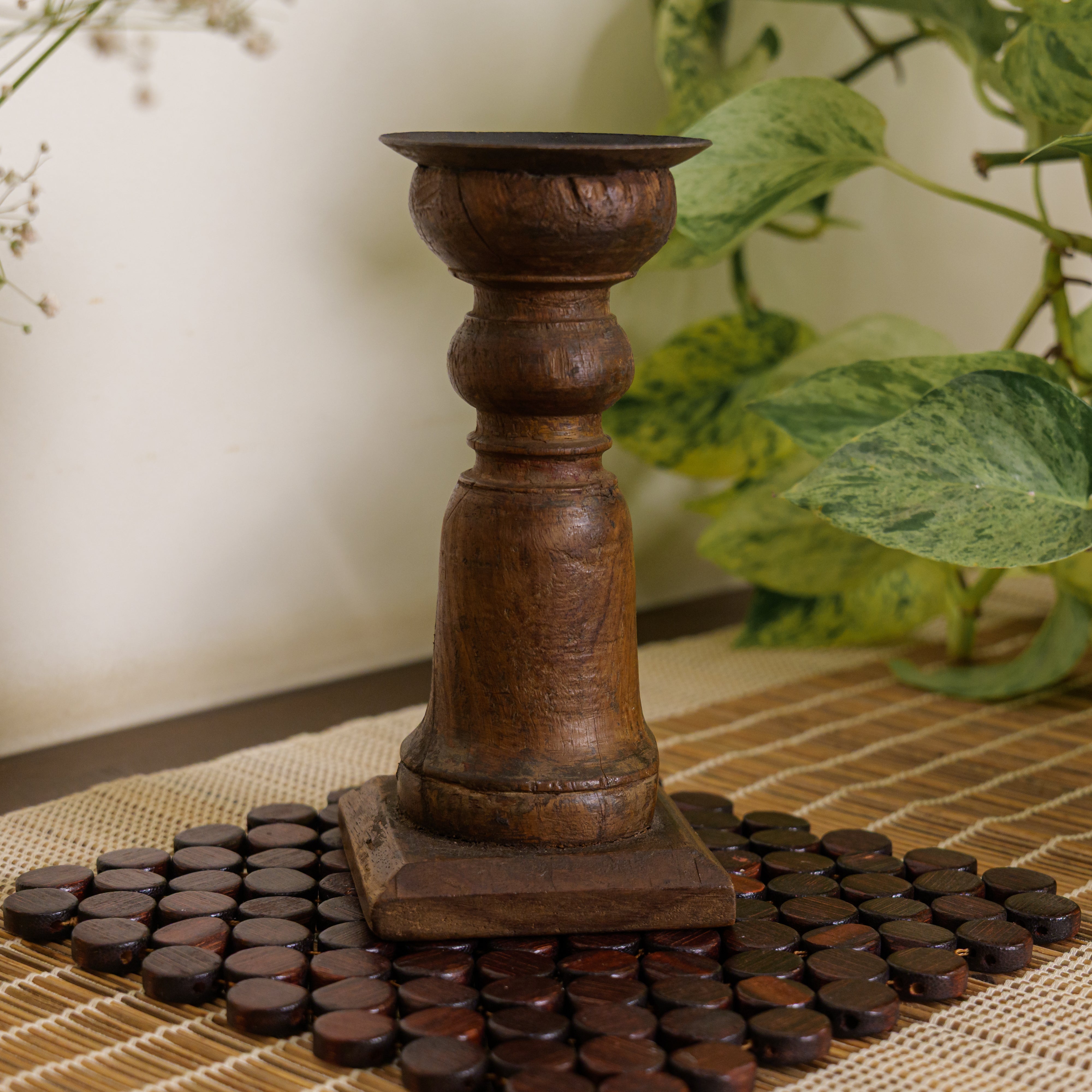 Ambi Classy Vintage Candle Stand | Heritage Home Décor