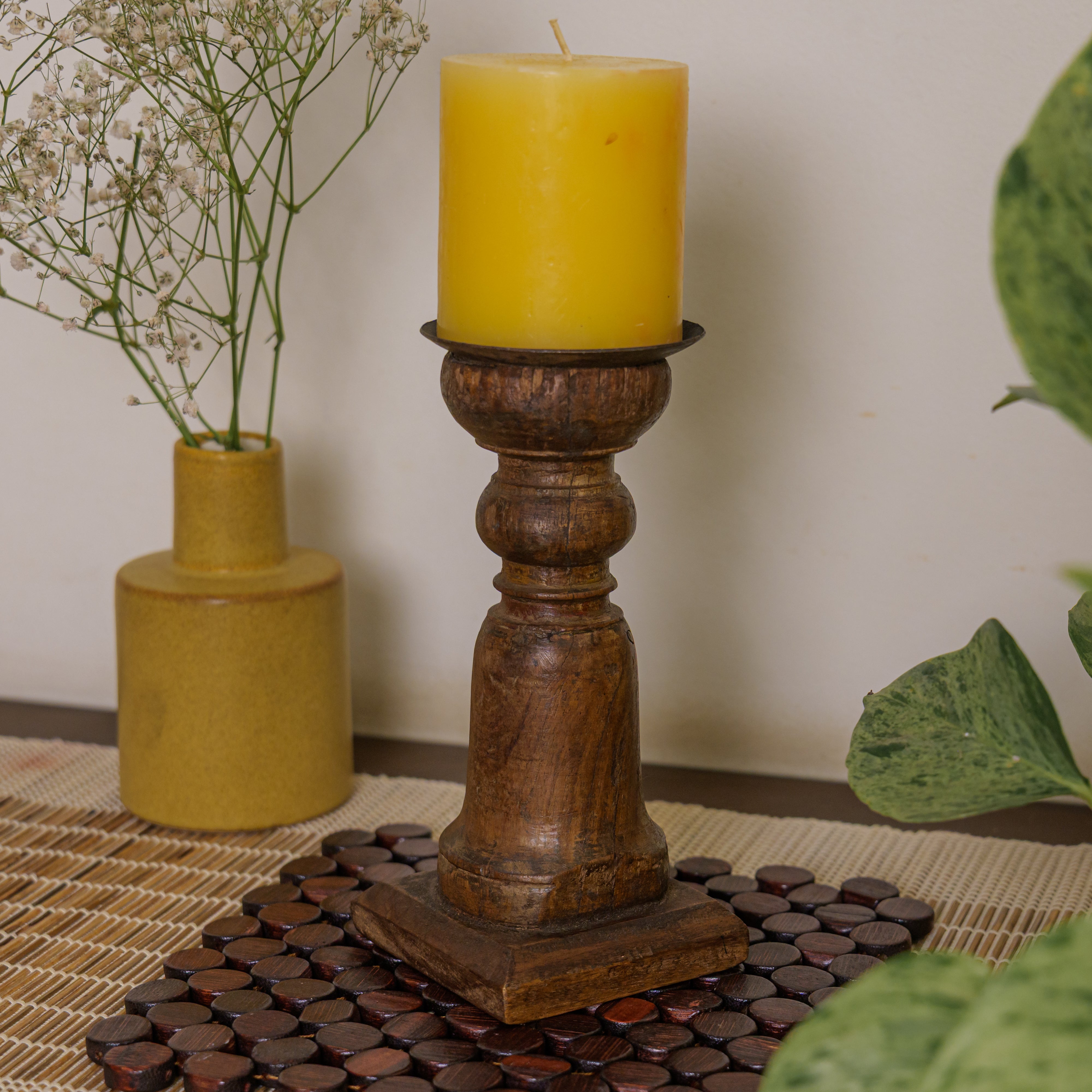 Ambi Classy Vintage Candle Stand | Heritage Home Décor
