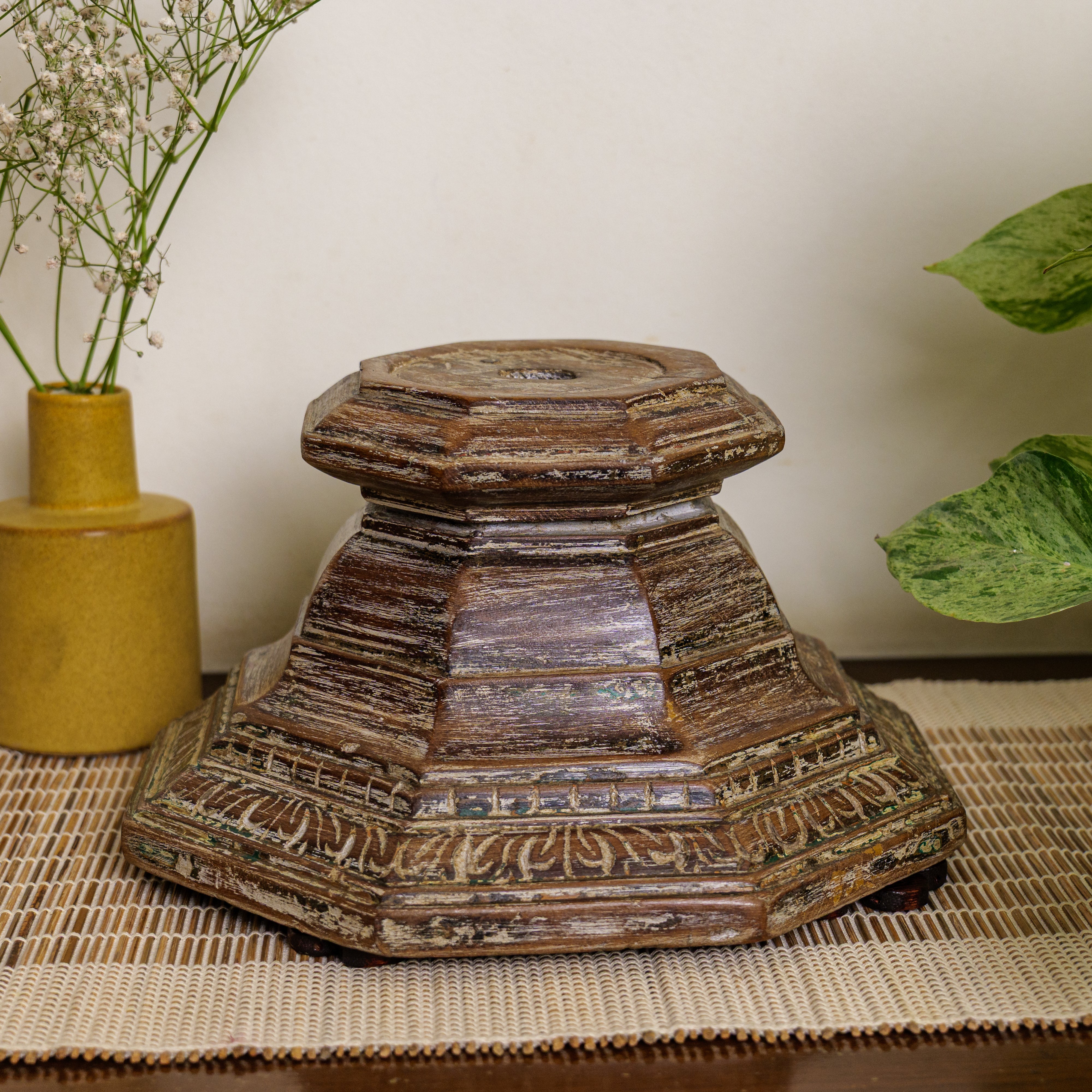 Vintage Candle Stand - Pillar Base