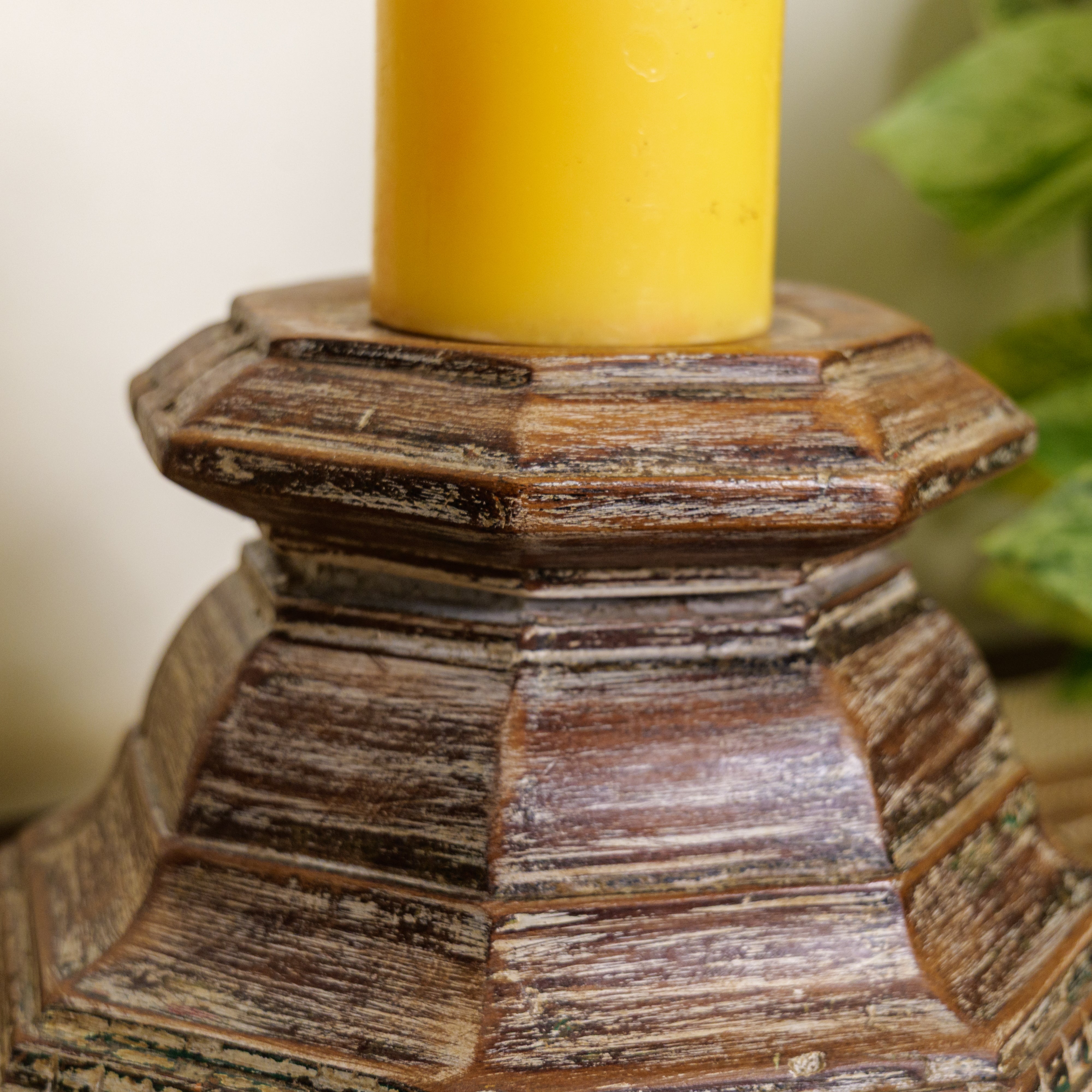 Vintage Candle Stand - Pillar Base