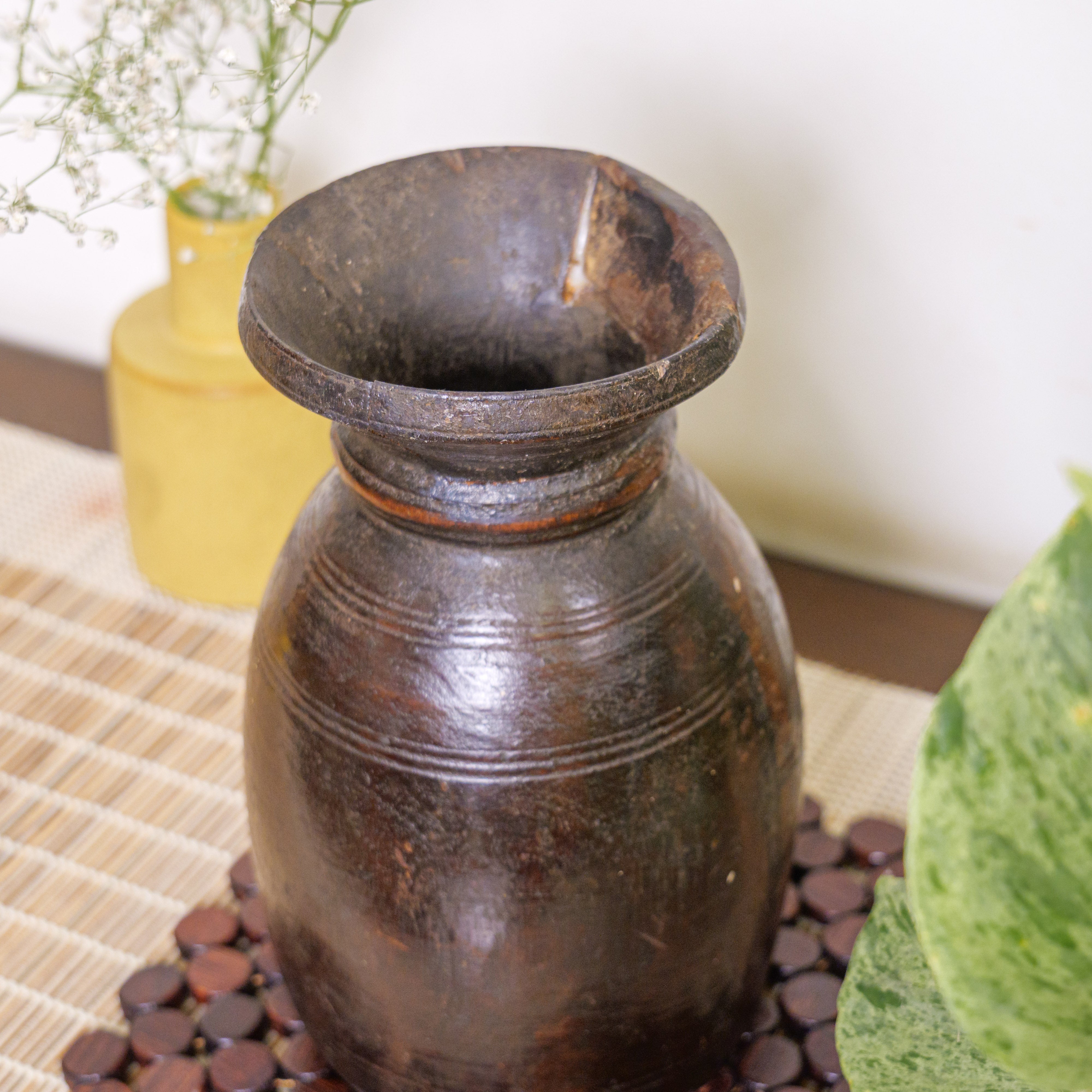 Wooden Vintage Planter / Vase / Pot