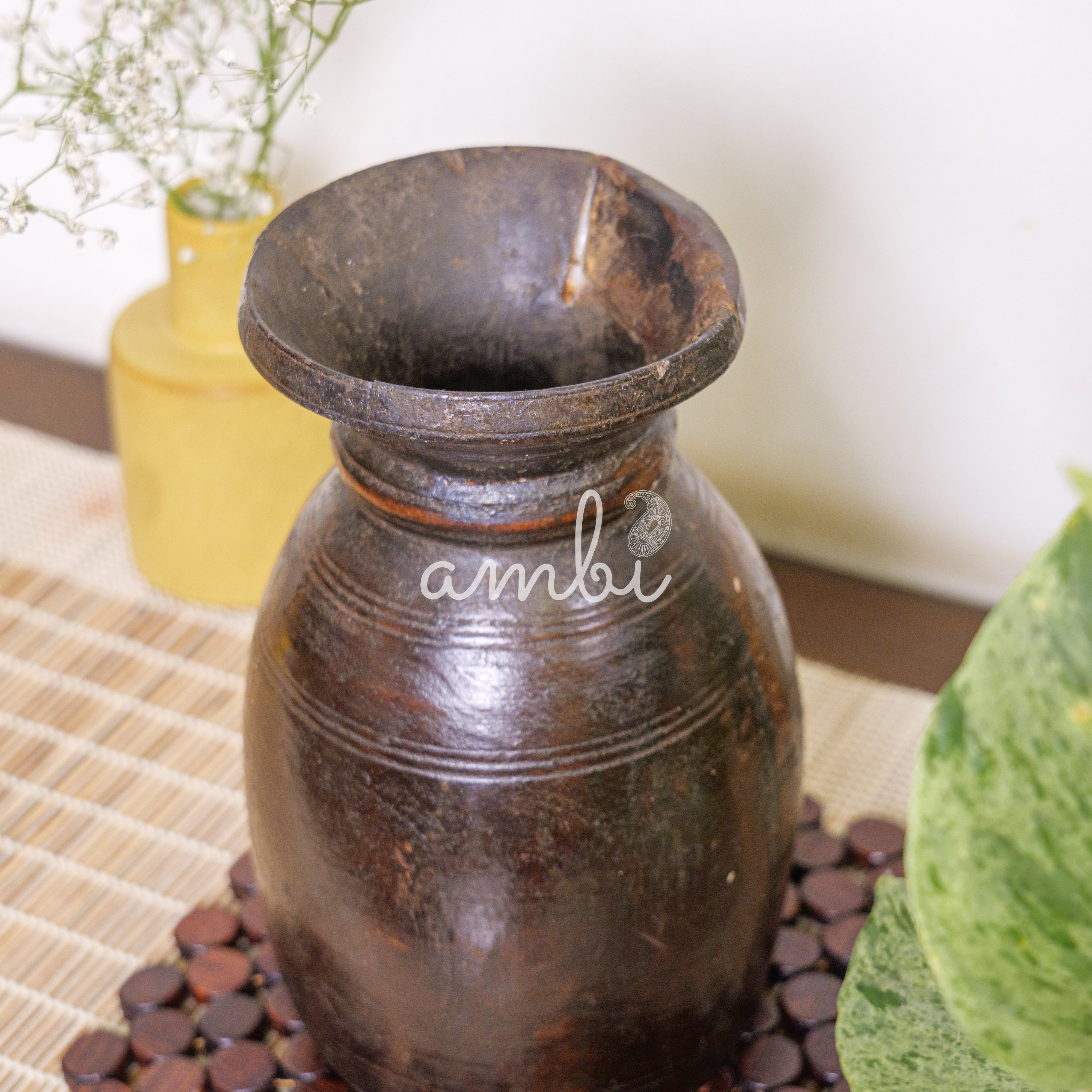 Wooden Vintage Planter / Vase / Pot